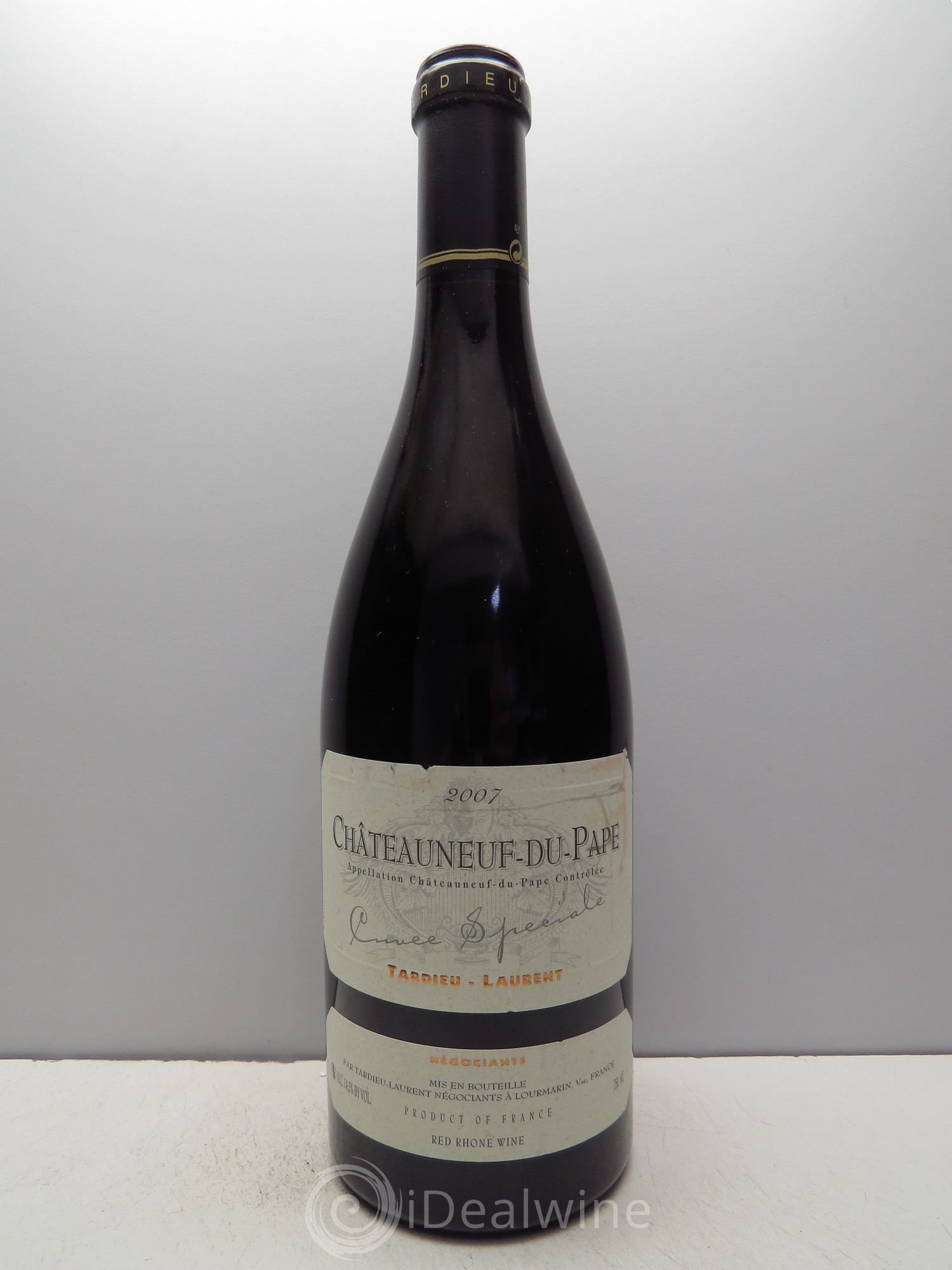 Châteauneuf-du-Pape Tardieu-Laurent Cuvée spéciale Famille Tardieu 2007 - Lot de 1 bouteille - 0