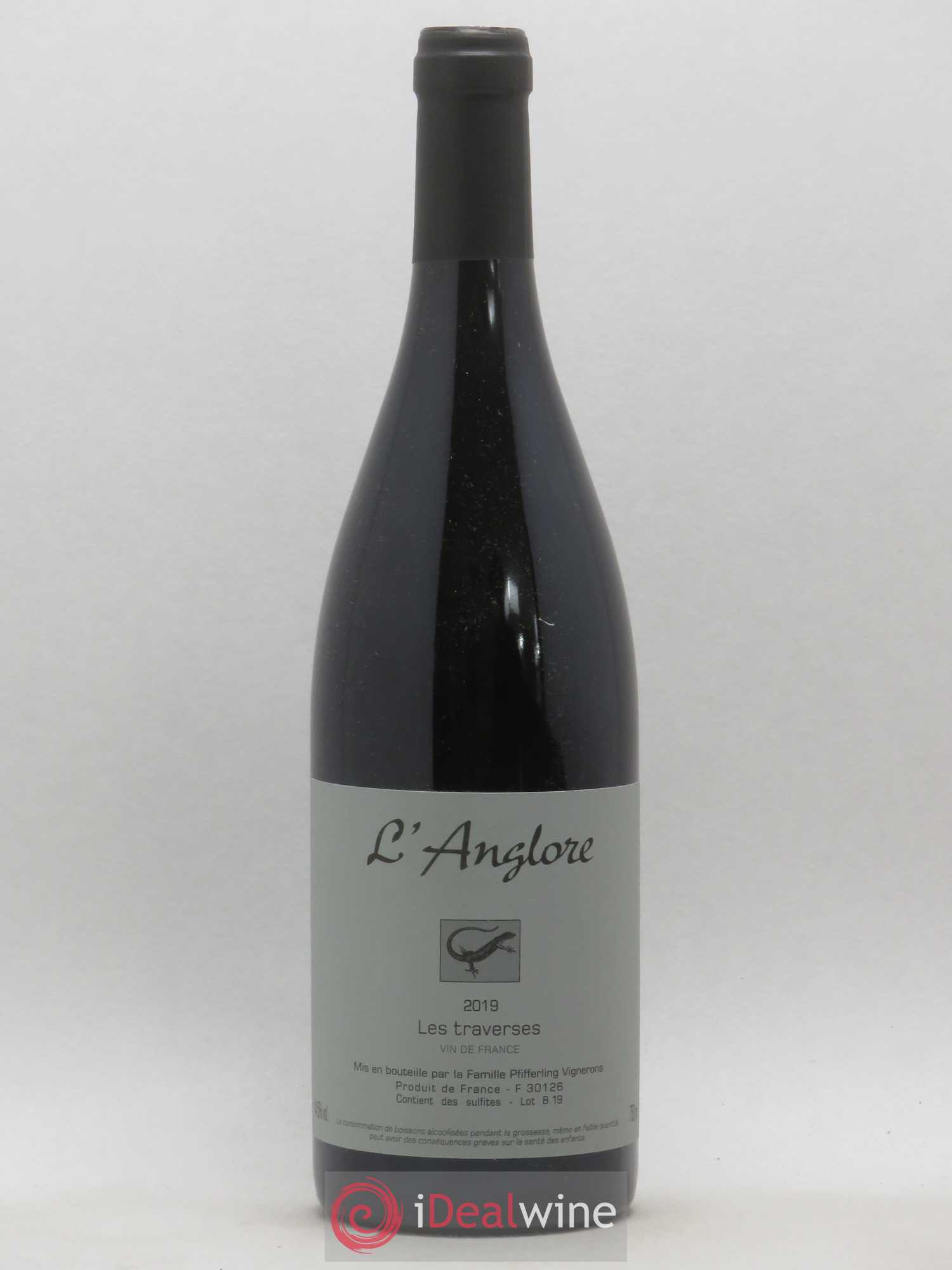 Vin de France Les Traverses L'Anglore 2019 - Lot de 1 bouteille - 0