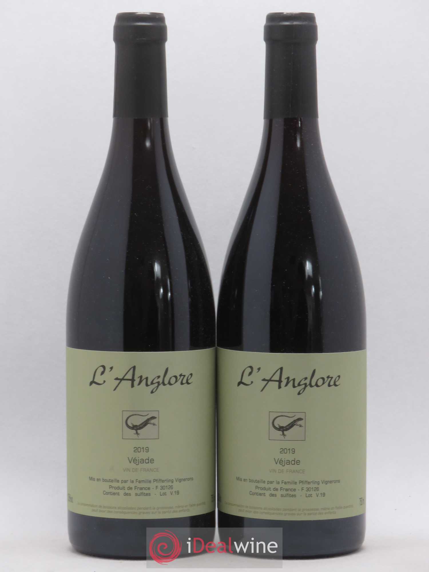 Vin de France Véjade L'Anglore 2019 - Lot de 2 bouteilles - 0