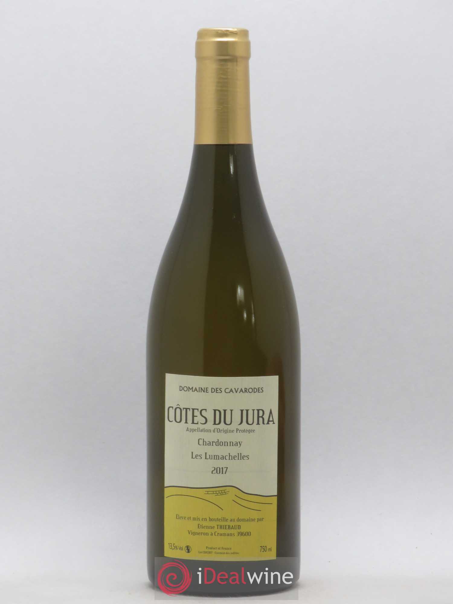 Côtes du Jura Chardonnay Les Lumachelles Cavarodes (Domaine des) - Etienne Thiébaud 2017 - Lot de 1 bouteille - 0