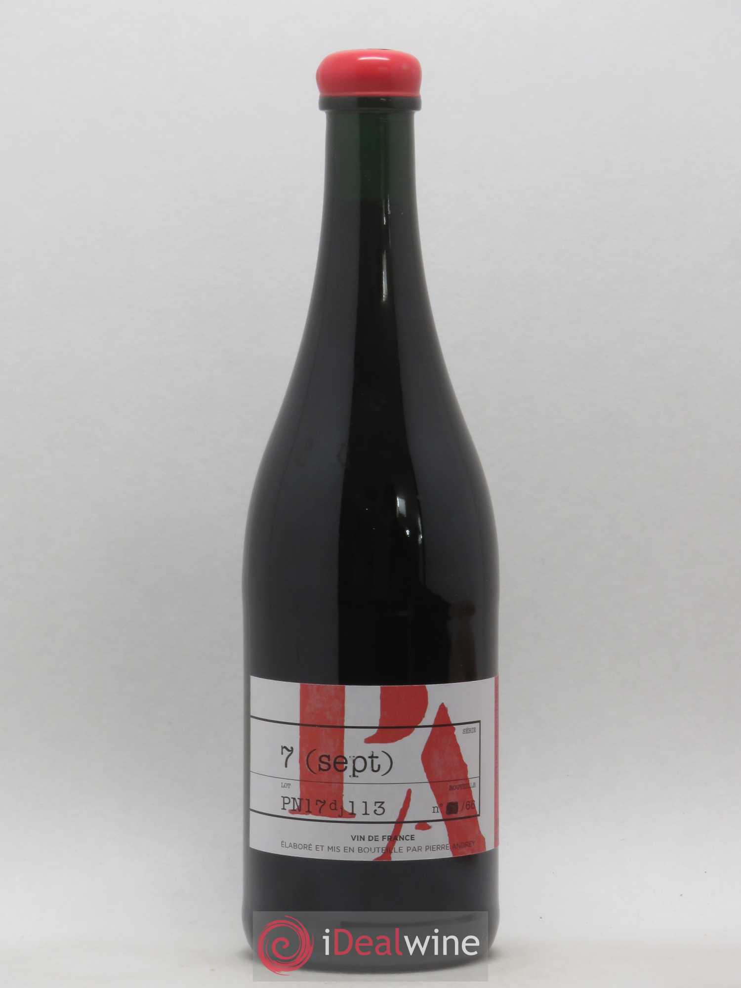 Vin de France Pinot Noir Verba Pampinea Pierre Andrey 2017 - Posten von 1 Flasche - 0