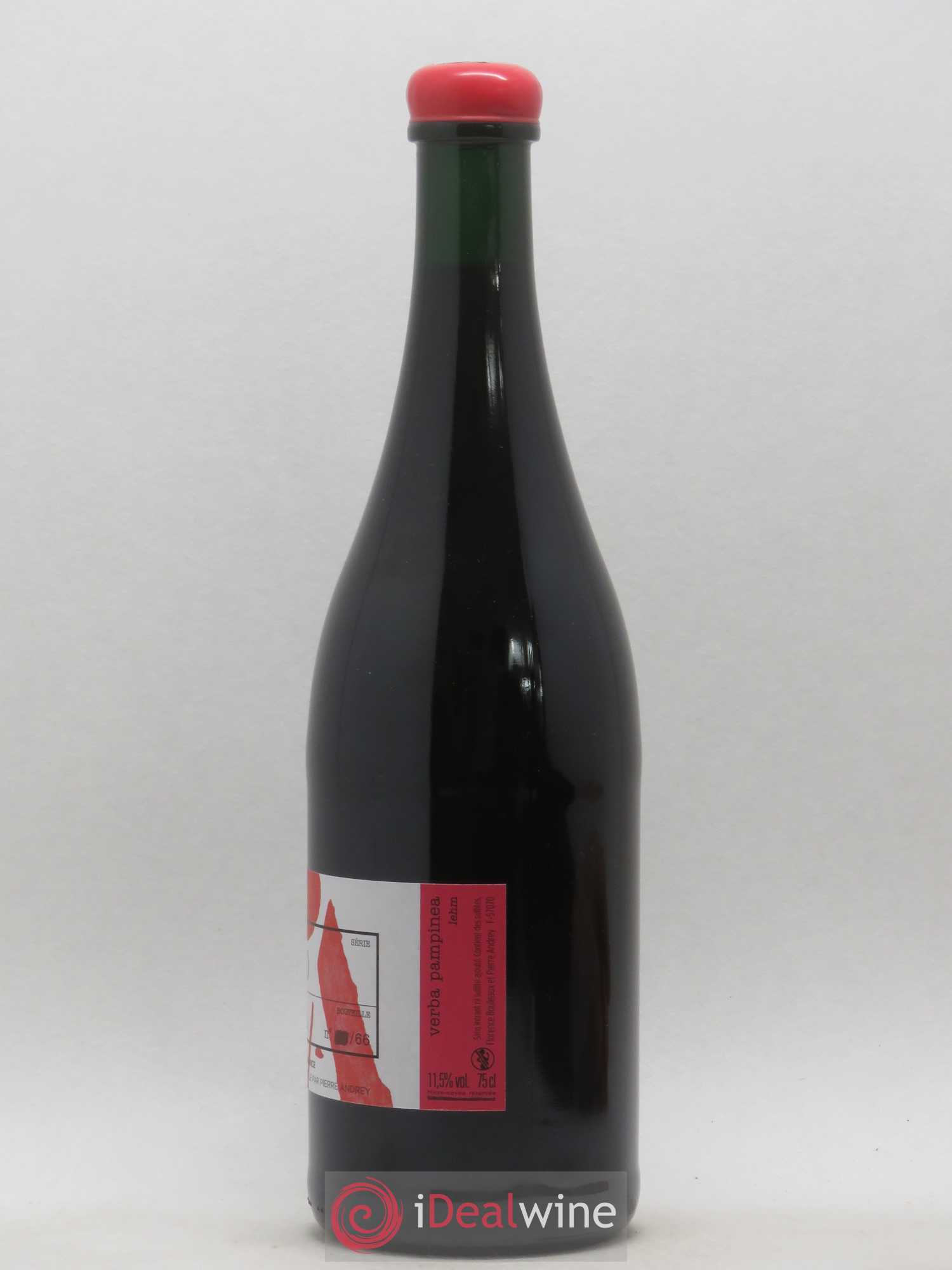 Vin de France Pinot Noir Verba Pampinea Pierre Andrey 2017 - Posten von 1 Flasche - 1