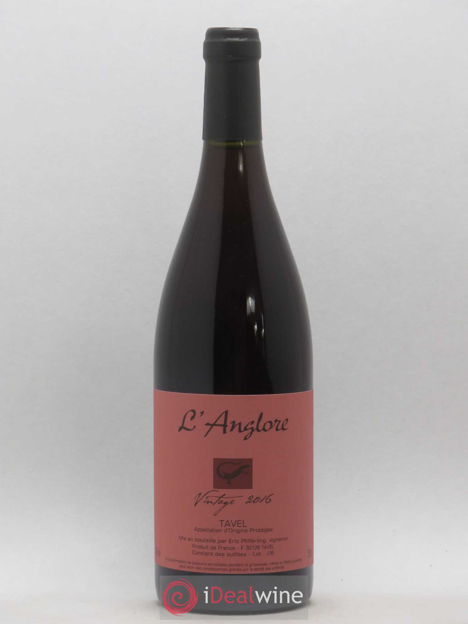 Tavel Vintage L'Anglore 2016 - Lot de 1 bouteille - 0
