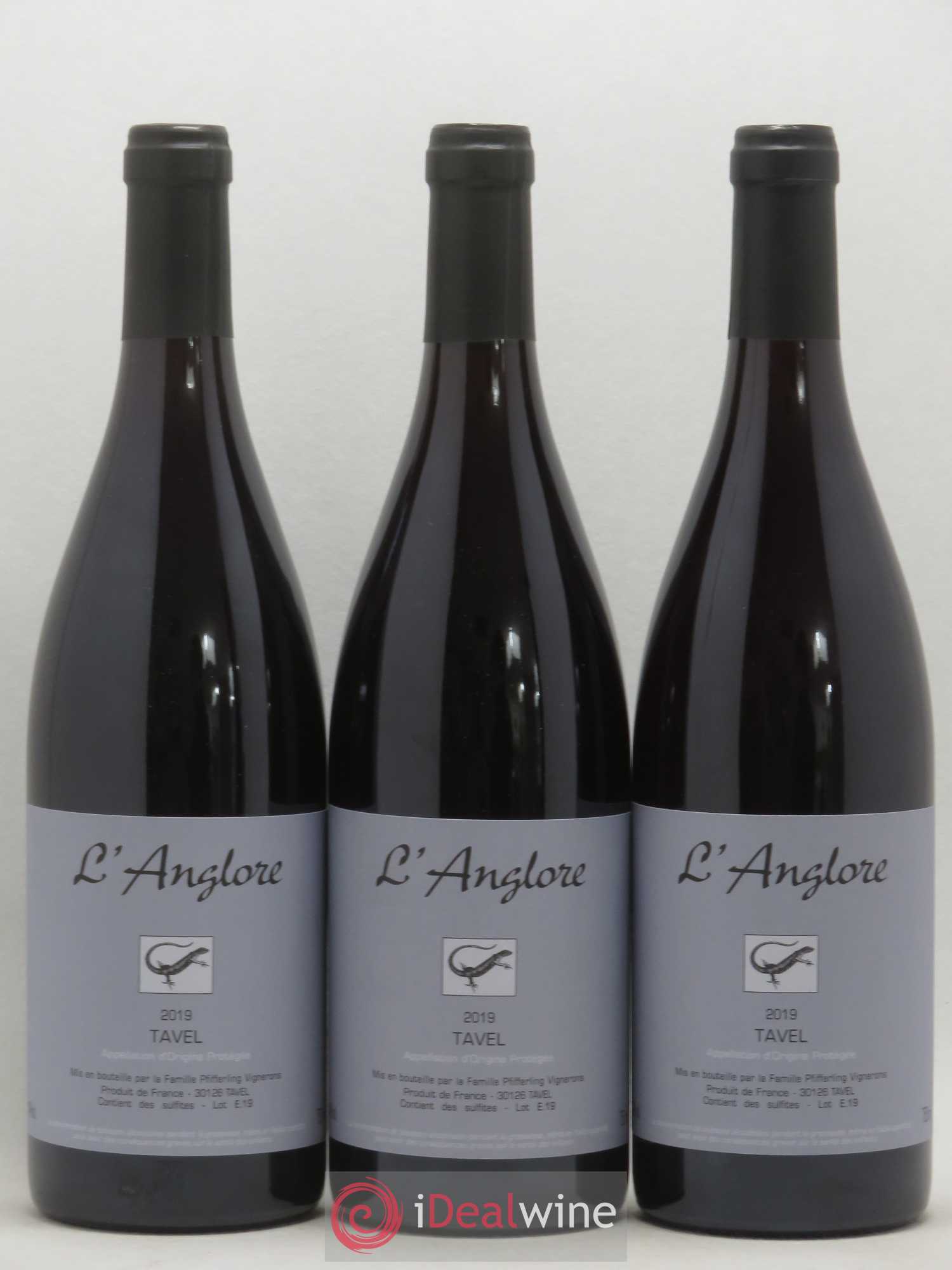 Tavel L'Anglore 2019 - Posten von 6 Flaschen - 2