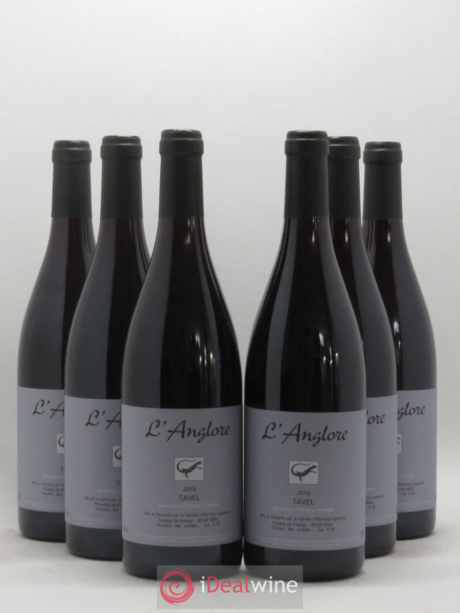 Tavel L'Anglore 2019 - Posten von 6 Flaschen - 0