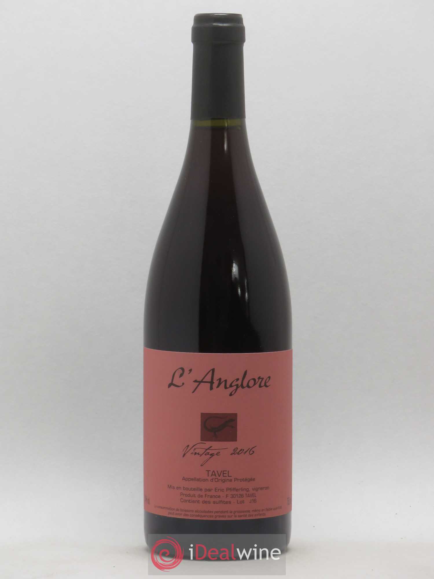 Tavel Vintage L'Anglore 2016 - Lot de 1 bouteille - 0