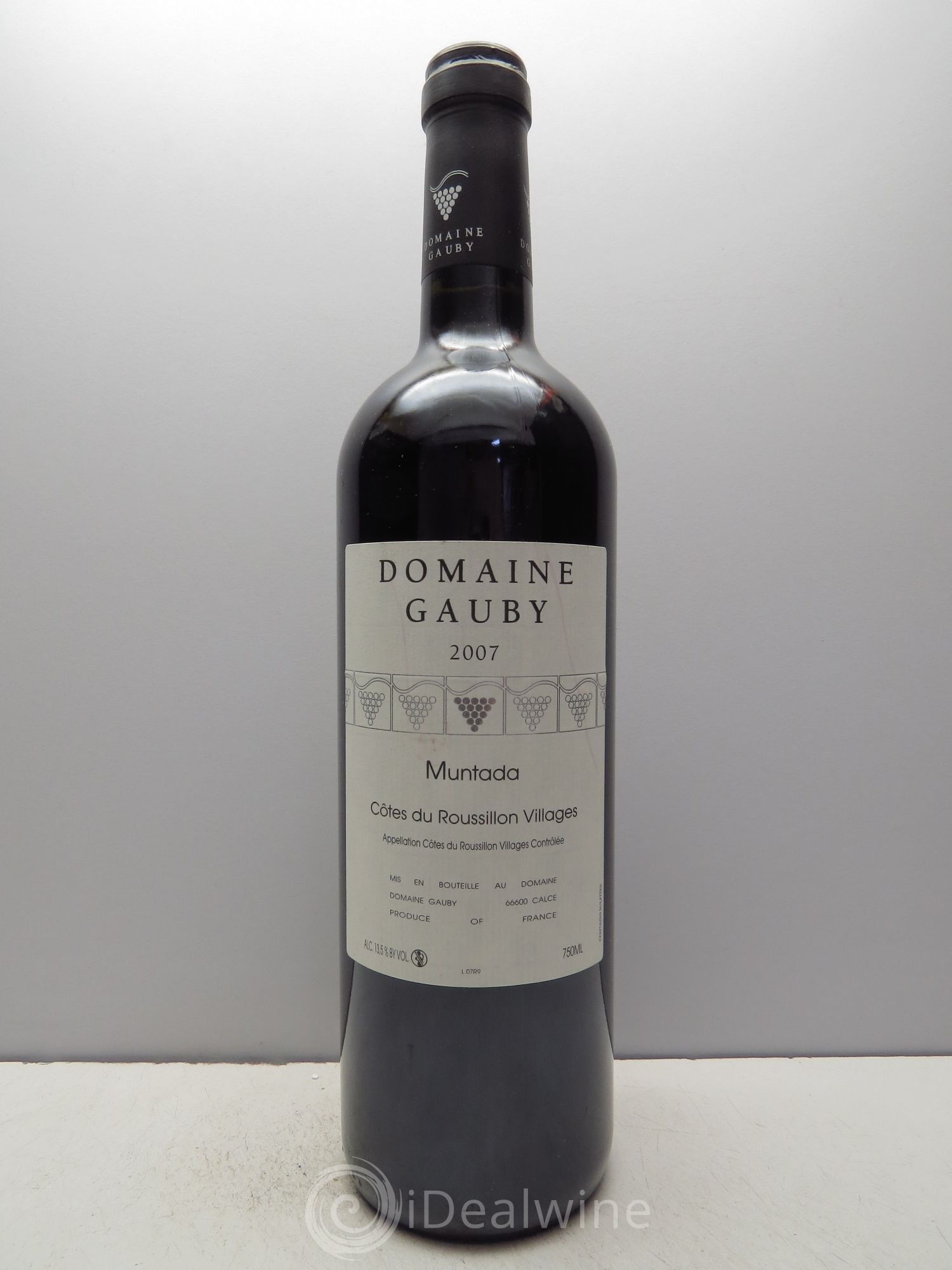 Côtes Catalanes (anciennement Côtes du Roussillon Villages) La Muntada Gauby (Domaine) 2007 - Lot de 1 bouteille - 0