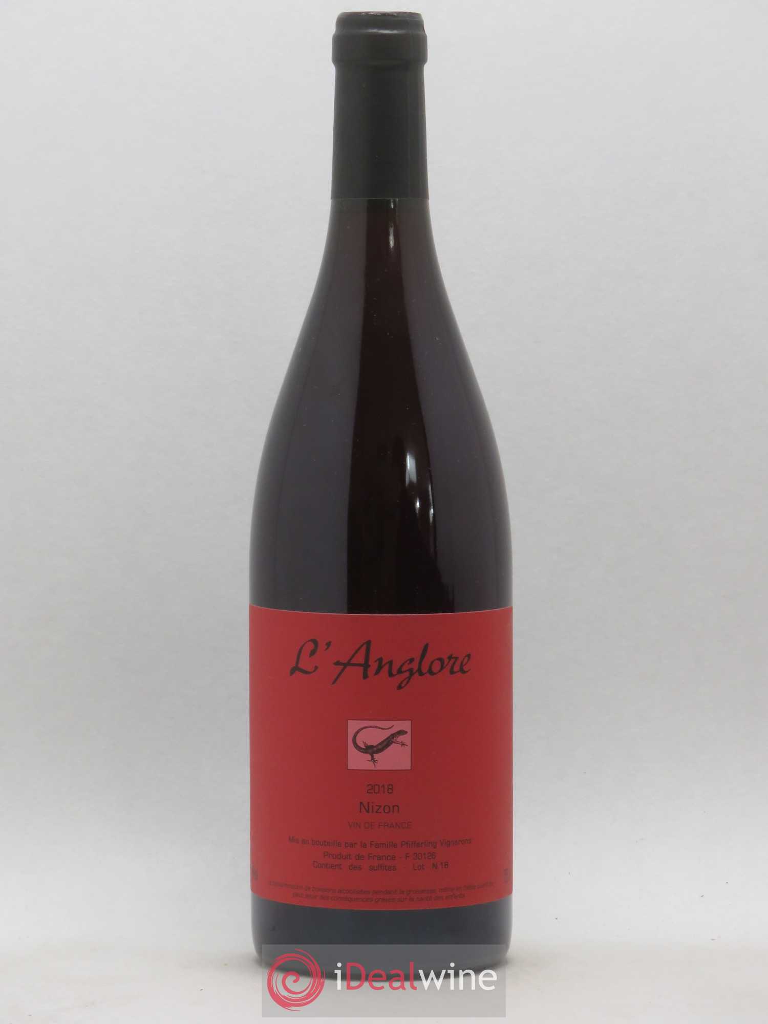 Vin de France Nizon L'Anglore 2018 - Lot de 1 bouteille - 0