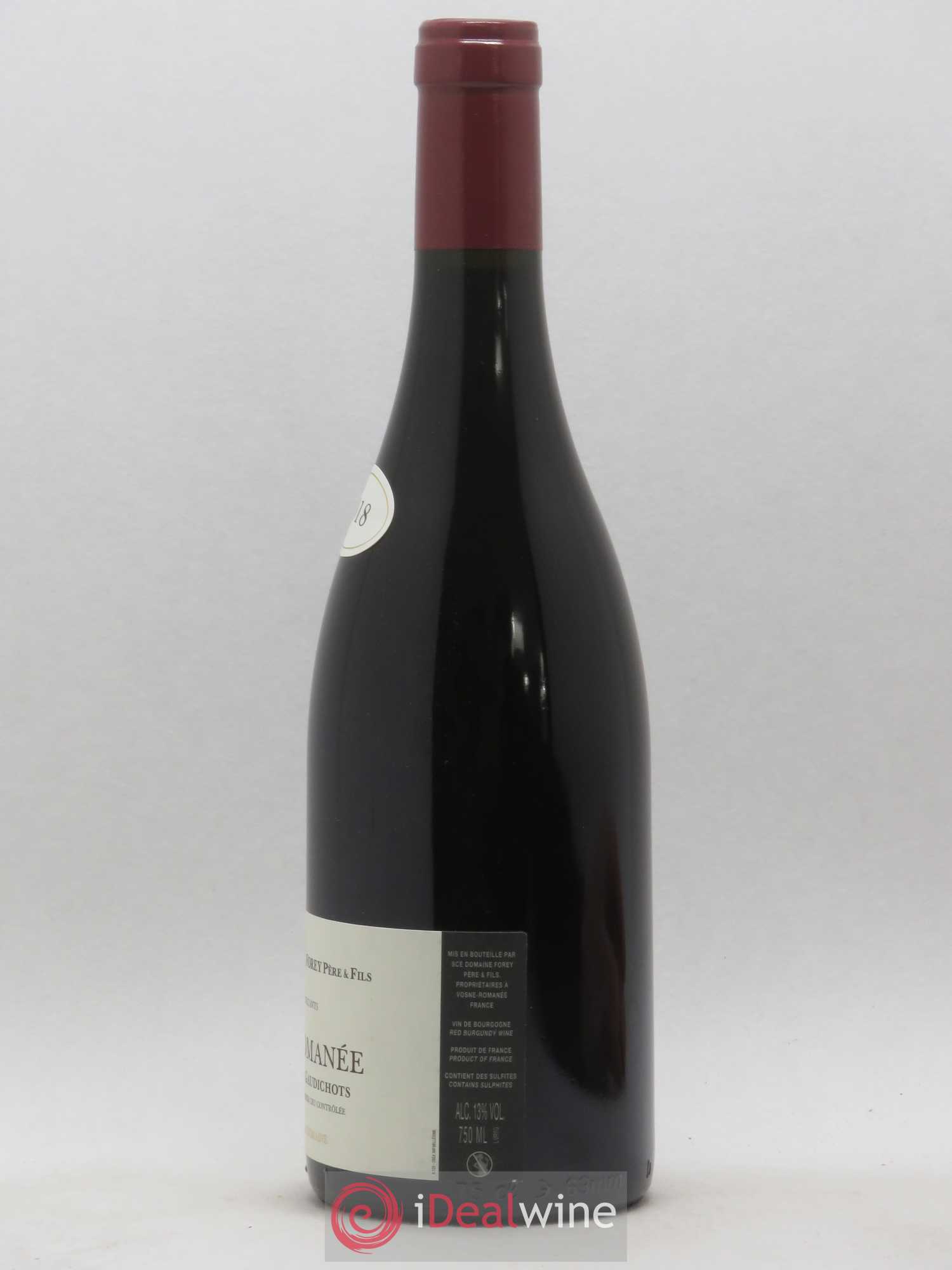 Vosne-Romanée 1er Cru Les Gaudichots Forey Père et Fils (Domaine) 2018 - Lot de 1 bouteille - 1