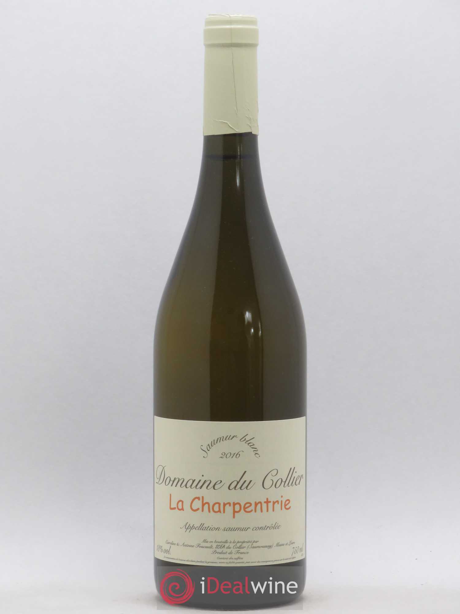 Saumur La Charpentrie Domaine du Collier 2016 - Lot de 1 bouteille - 0