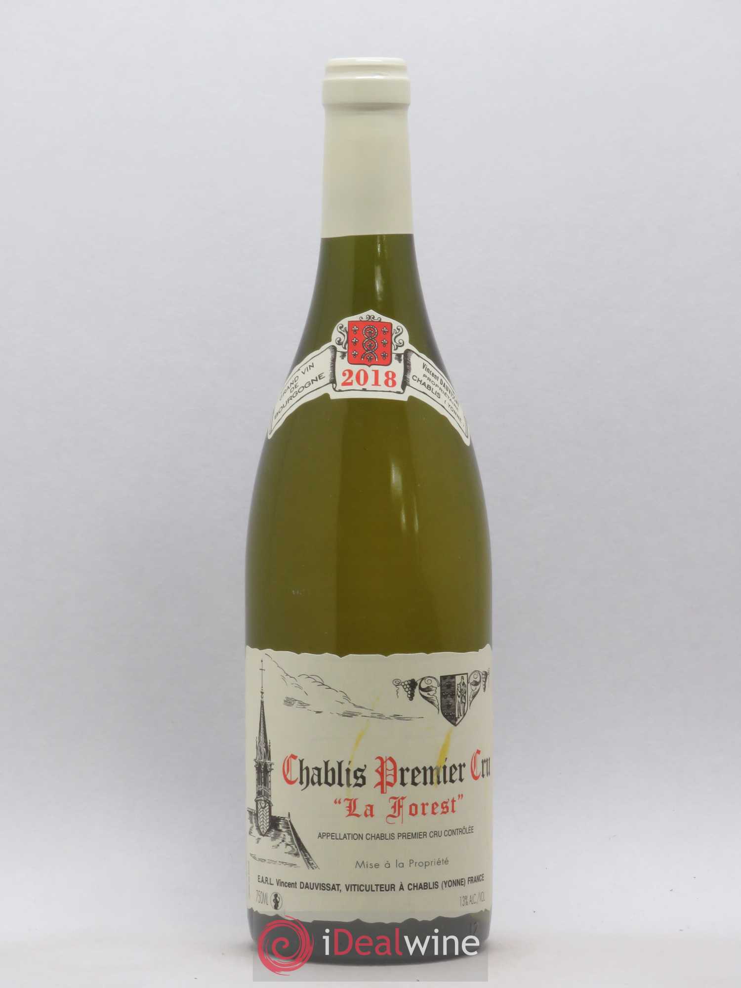 Chablis 1er Cru La Forest Vincent Dauvissat (Domaine) 2018 - Lot de 1 bouteille - 0