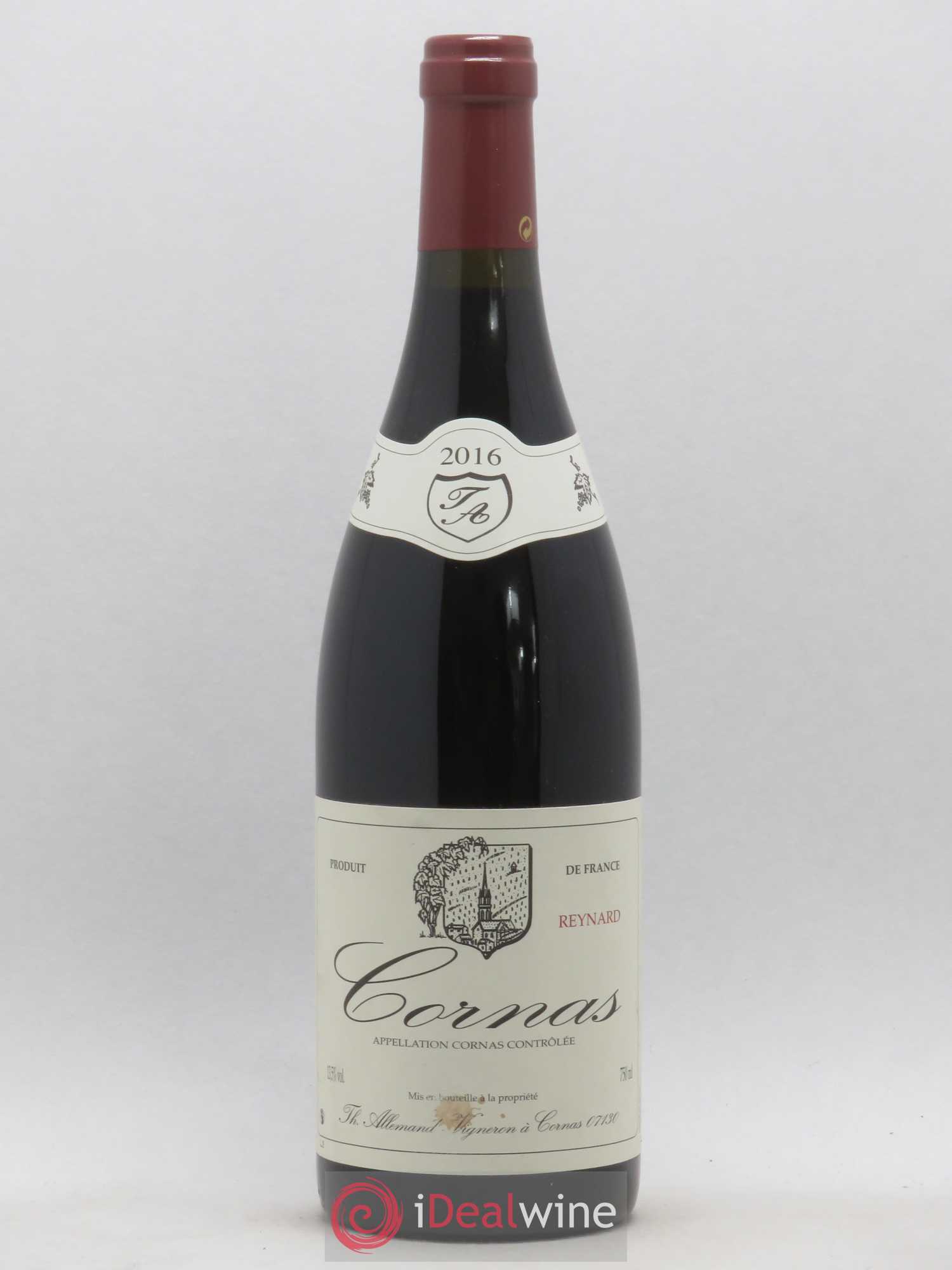 Cornas Reynard Thierry Allemand 2016 - Lot de 1 bouteille - 0