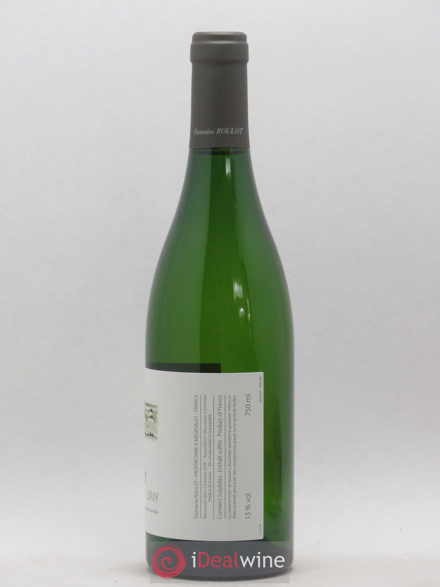 Meursault Meix Chavaux Roulot (Domaine) 2018 - Lot de 1 bouteille - 1