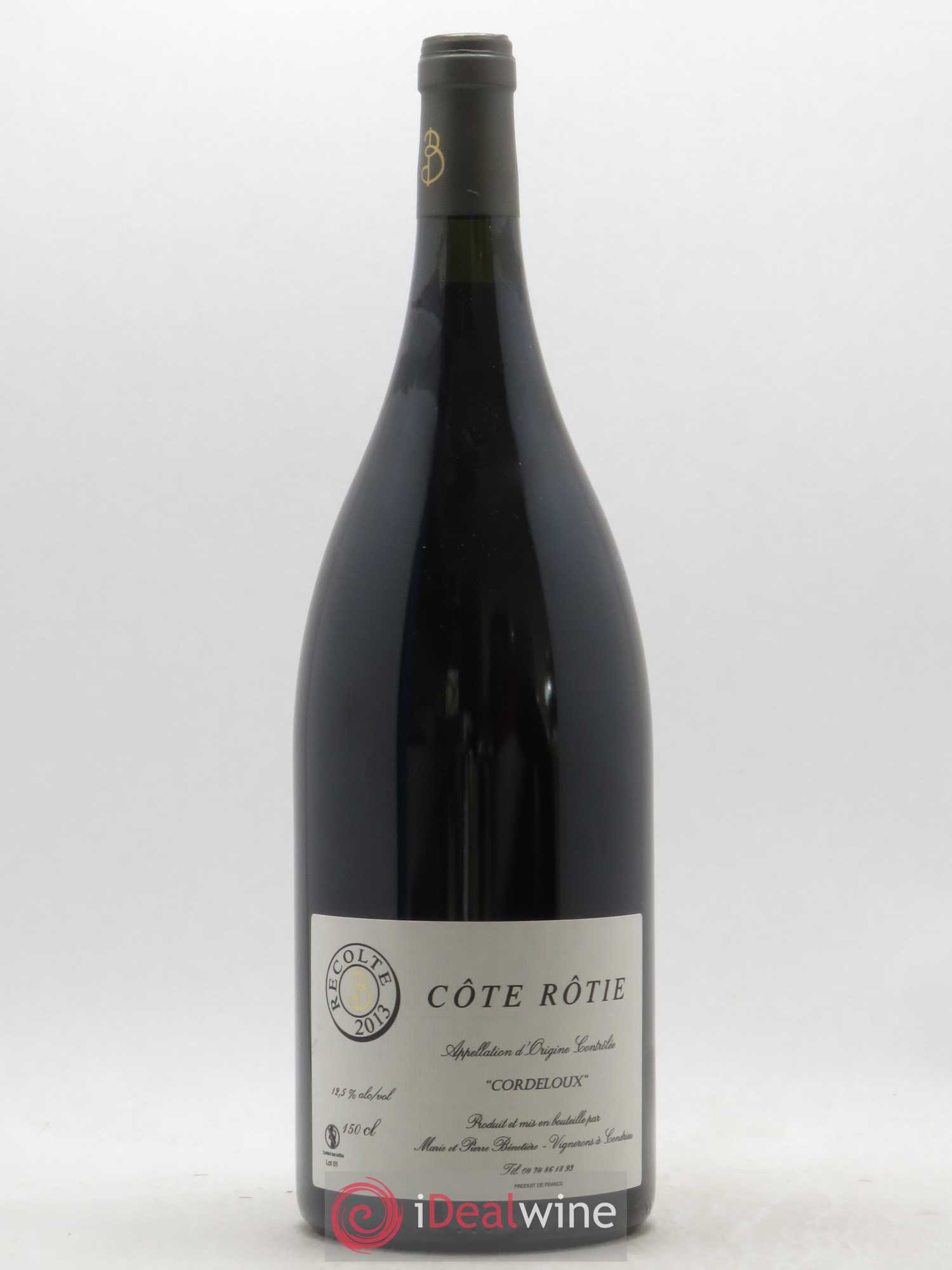 Côte-Rôtie Cordeloux Marie et Pierre Bénetière (Domaine) 2013 - Lot de 1 magnum - 0