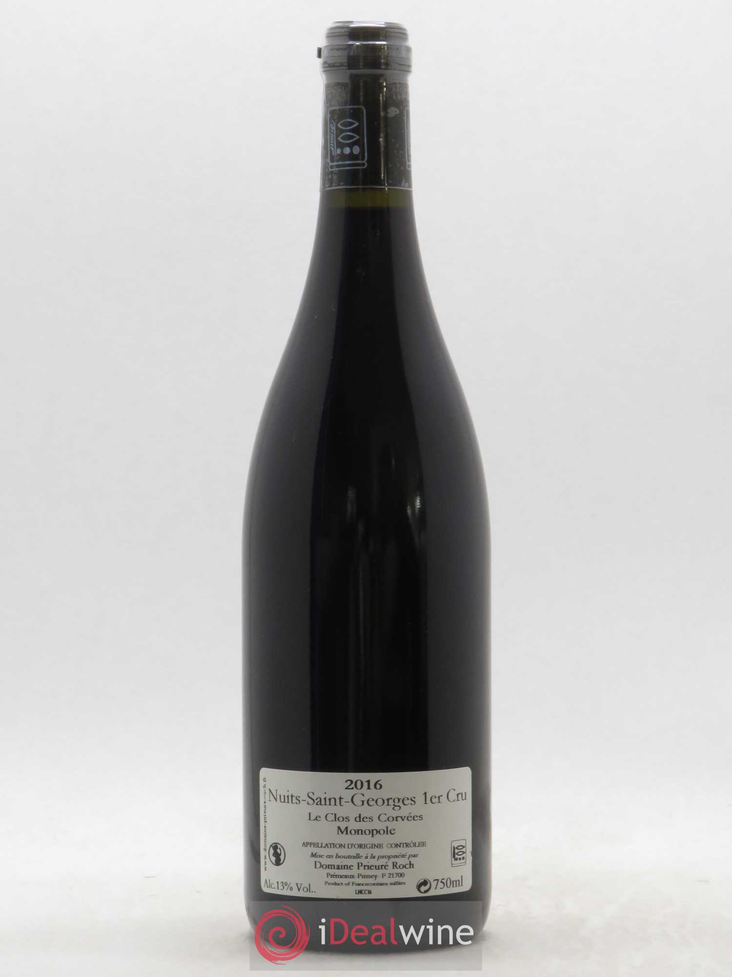 Nuits-Saint-Georges 1er Cru Le Clos des Corvées Prieuré Roch 2016 - Lot de 1 bouteille - 1