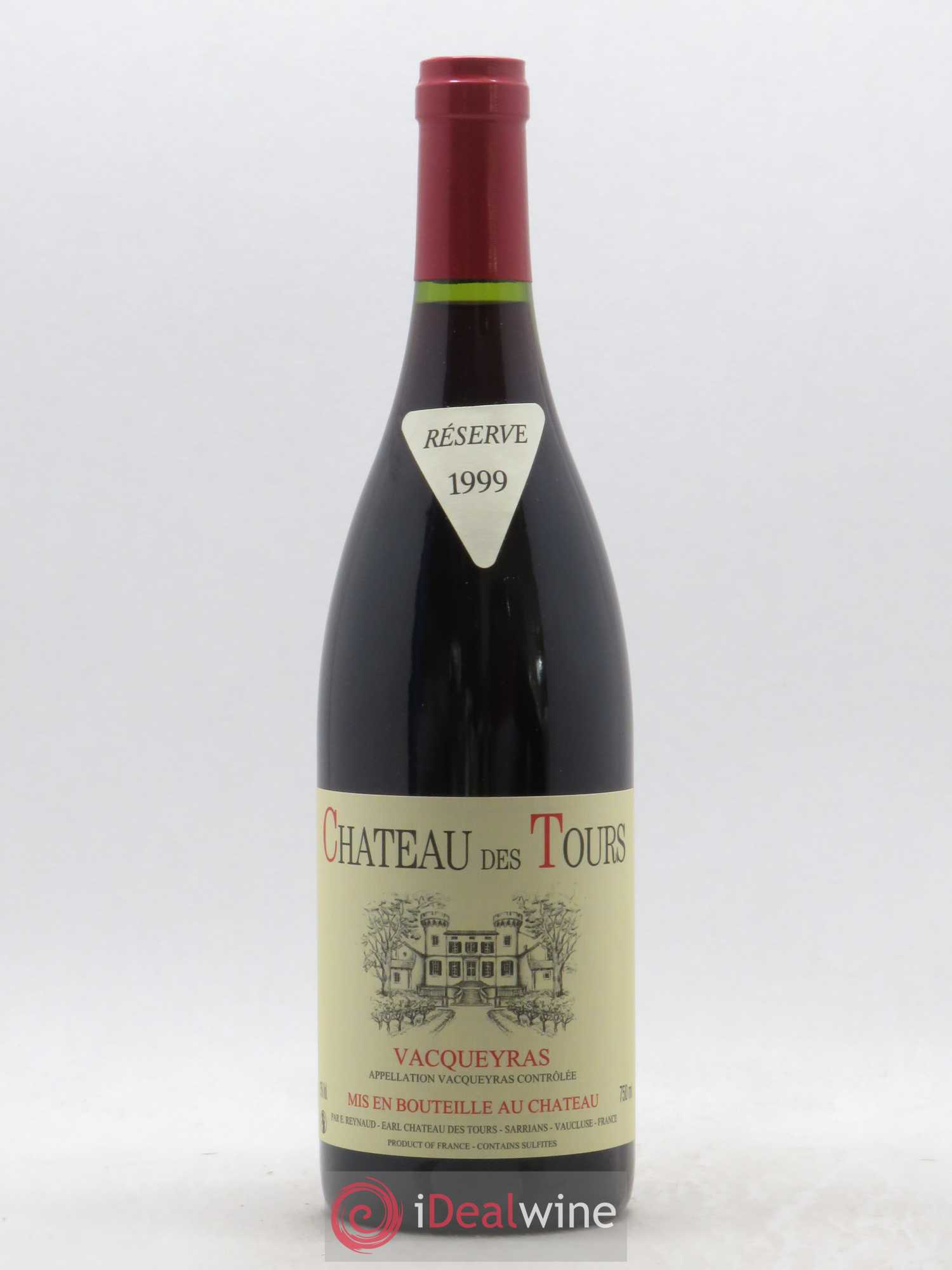 Vacqueyras Château des Tours Emmanuel Reynaud 1999 - Lot de 1 bouteille - 0