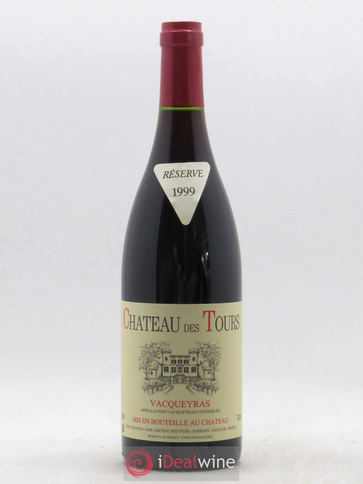 Vacqueyras Château des Tours Emmanuel Reynaud 1999 - Lot de 1 bouteille - 0