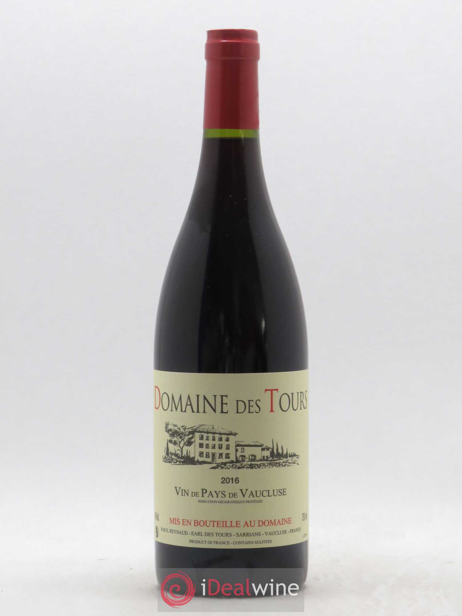 Vaucluse (Vin de Pays de Vaucluse) Domaine des Tours Emmanuel Reynaud 2016 - Lot de 1 bouteille - 0