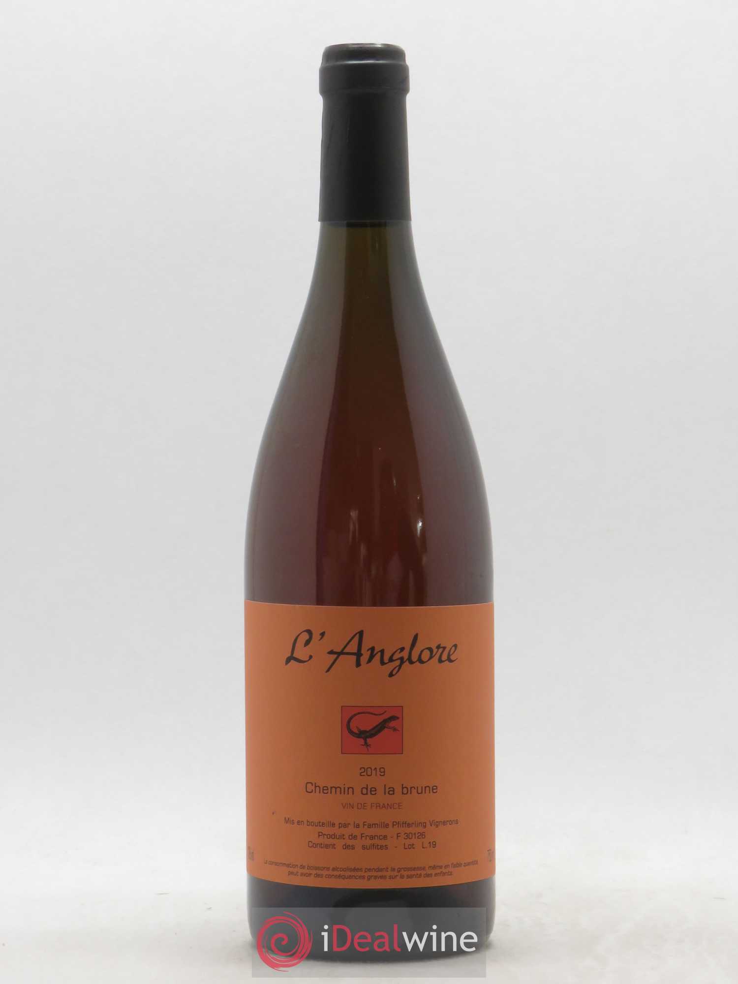 Vin de France Chemin de la brune L'Anglore 2019 - Lot de 1 bouteille - 0