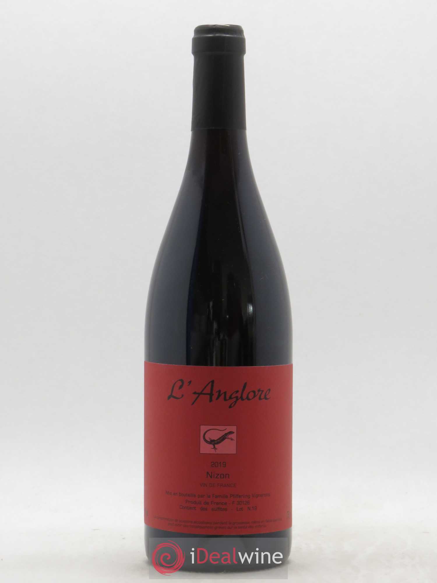 Vin de France Nizon L'Anglore 2019 - Lot de 1 bouteille - 0