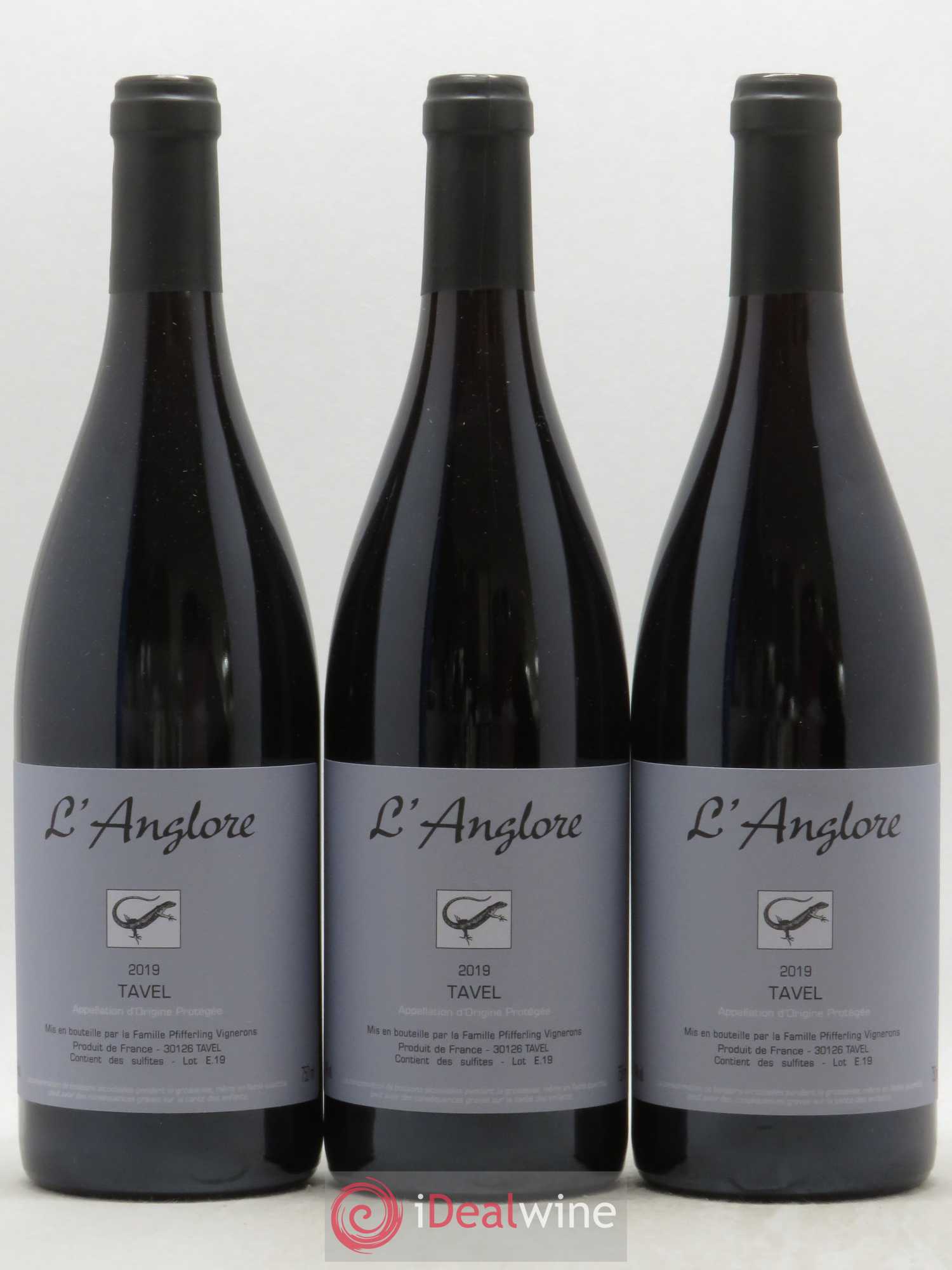 Tavel L'Anglore 2019 - Lot de 6 bouteilles - 1