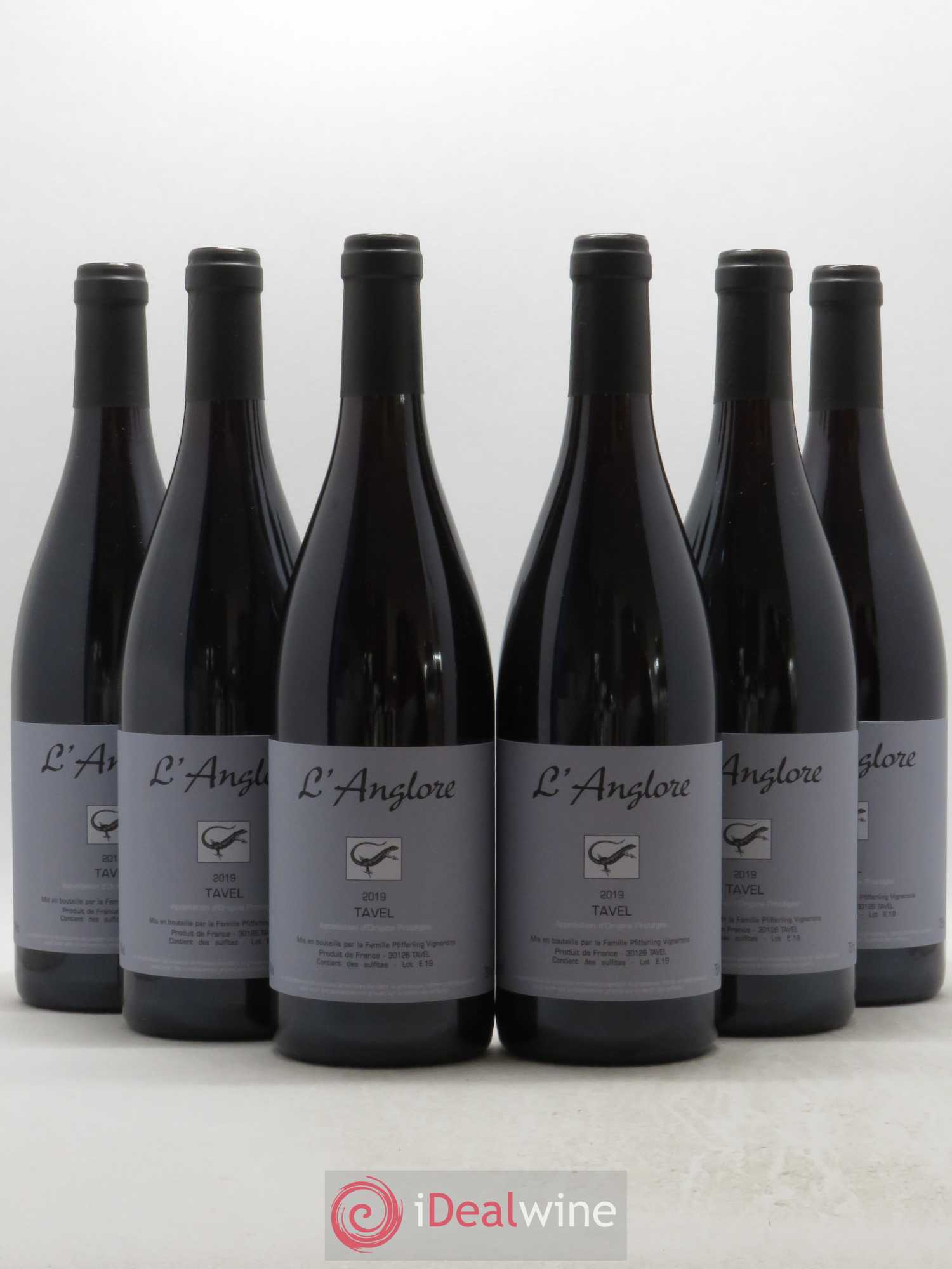 Tavel L'Anglore 2019 - Lot de 6 bouteilles - 0