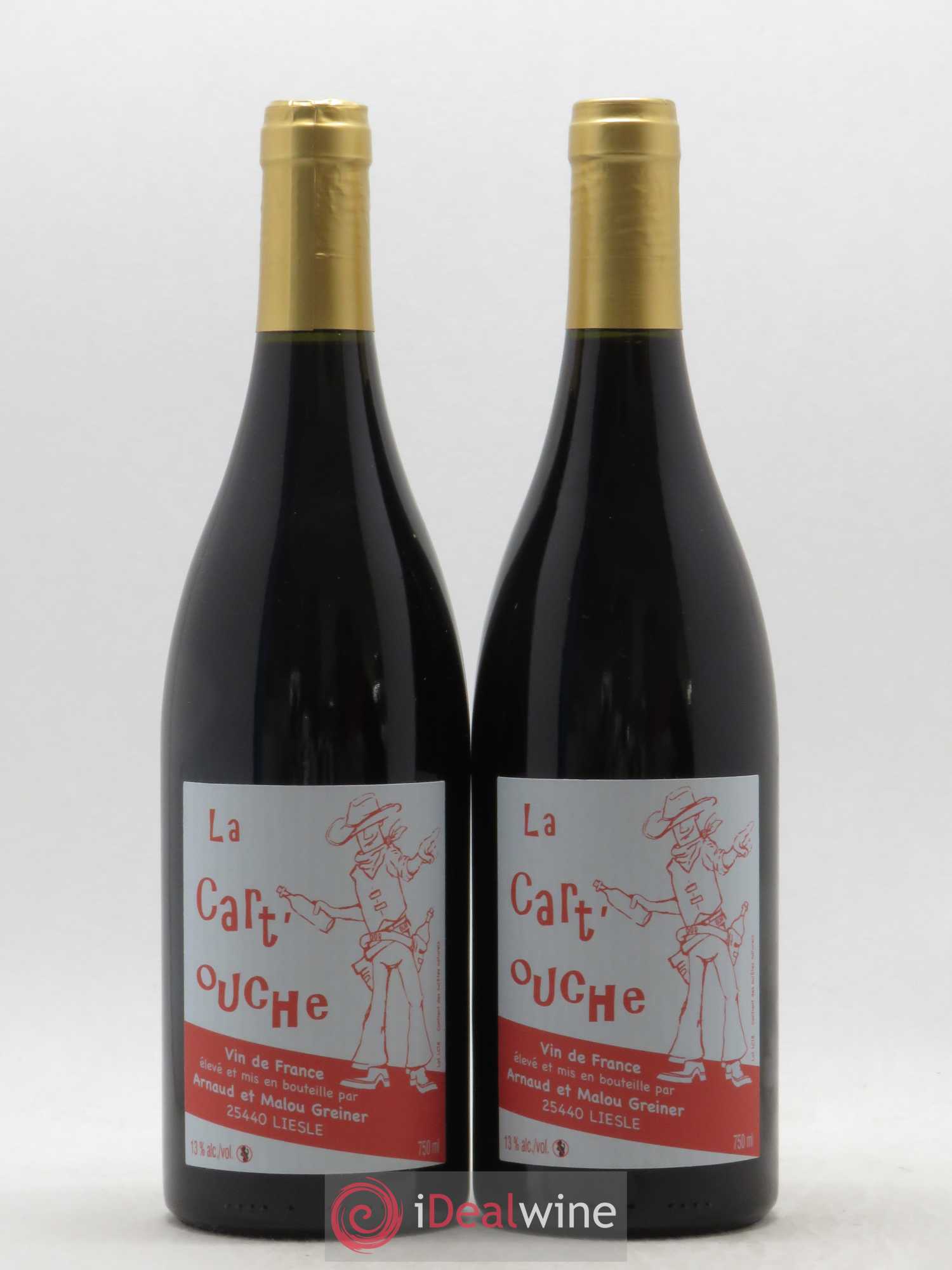 Vin de France La cartouche Arnaud et Malou Greiner 2018 - Posten von 2 Flaschen - 0