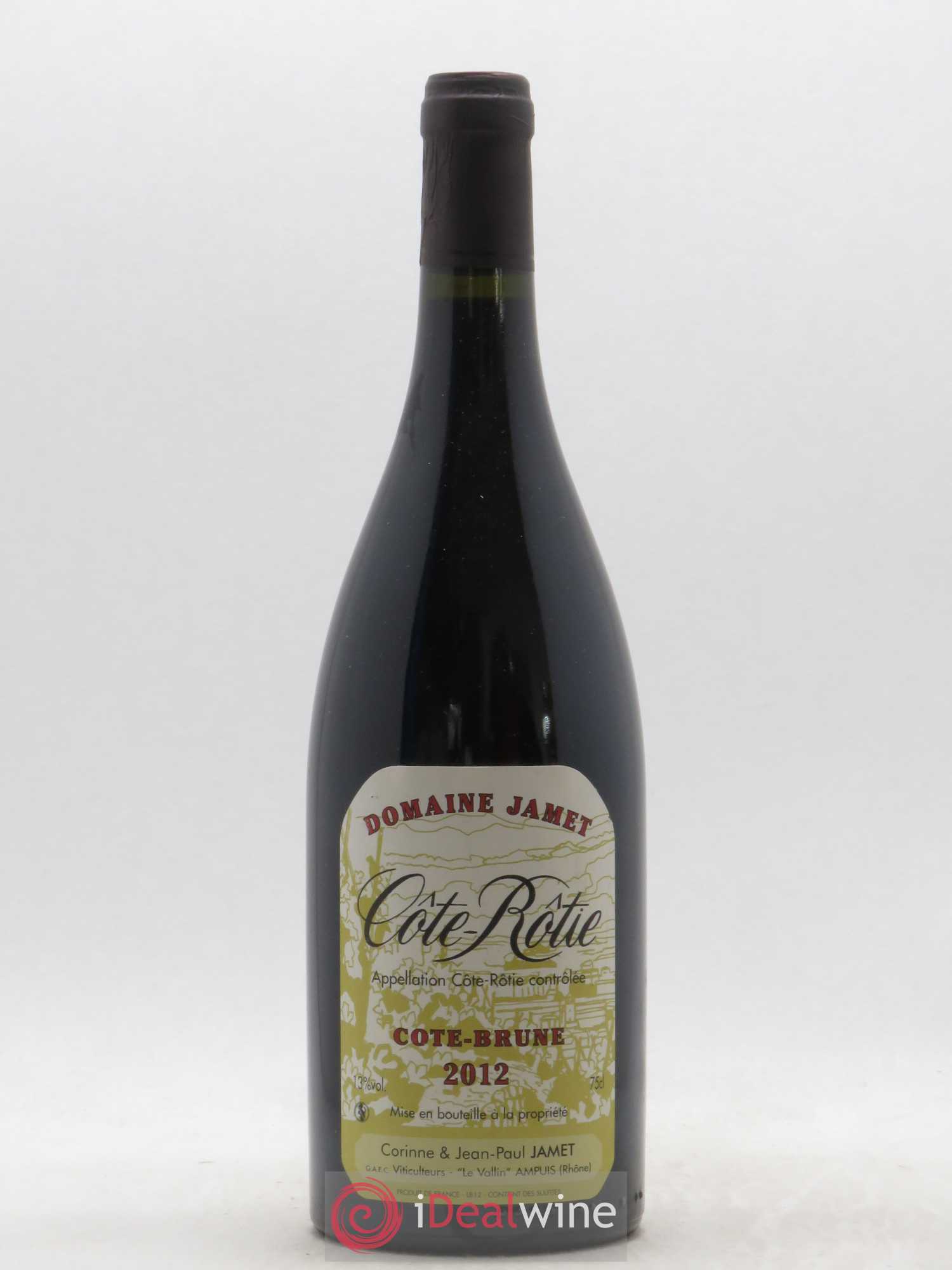 Côte-Rôtie Côte Brune Jamet (Domaine) 2012 - Lot de 1 bouteille - 0