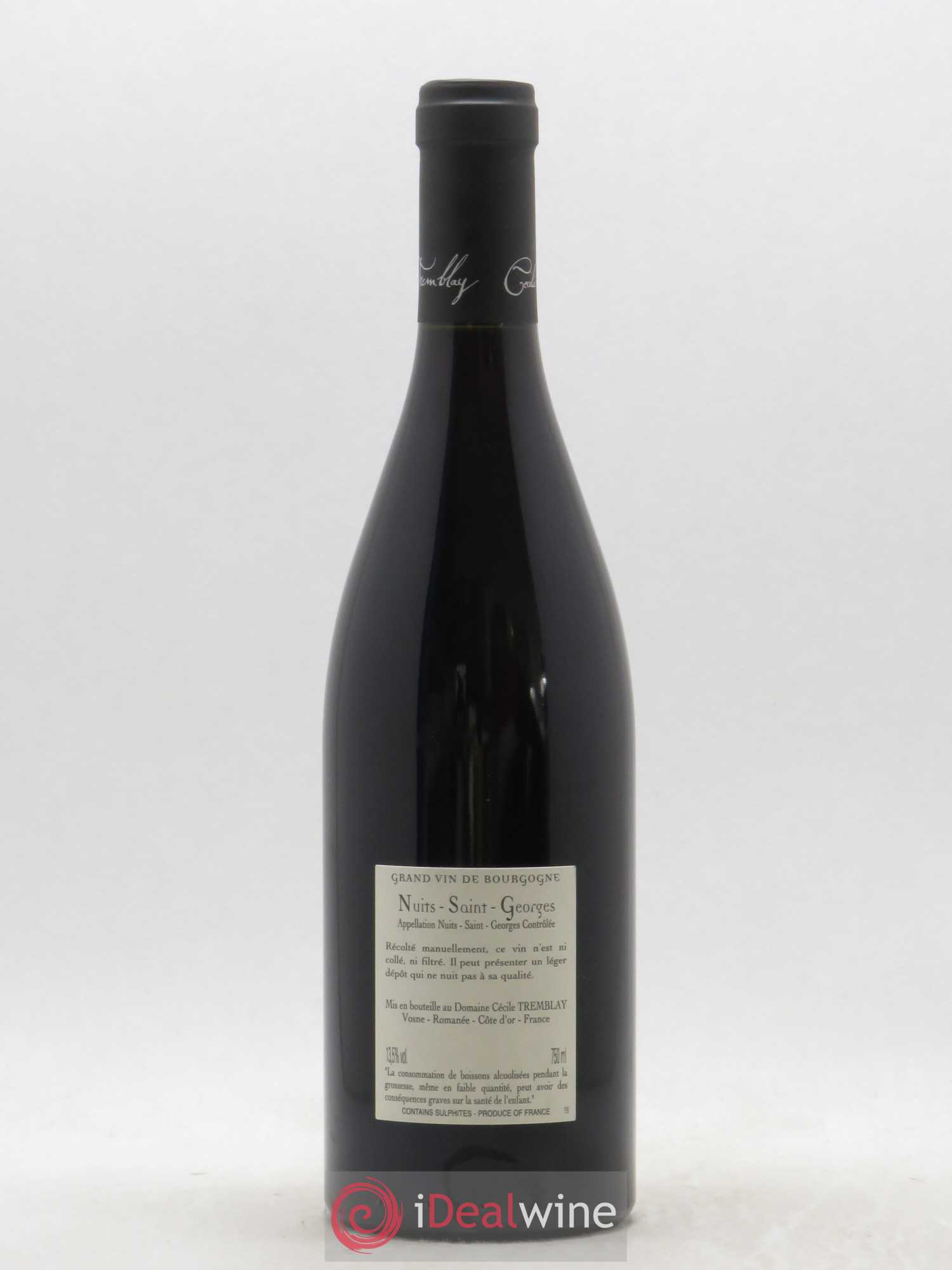 Nuits-Saint-Georges Albuca Cécile Tremblay 2018 - Lot de 1 bouteille - 1