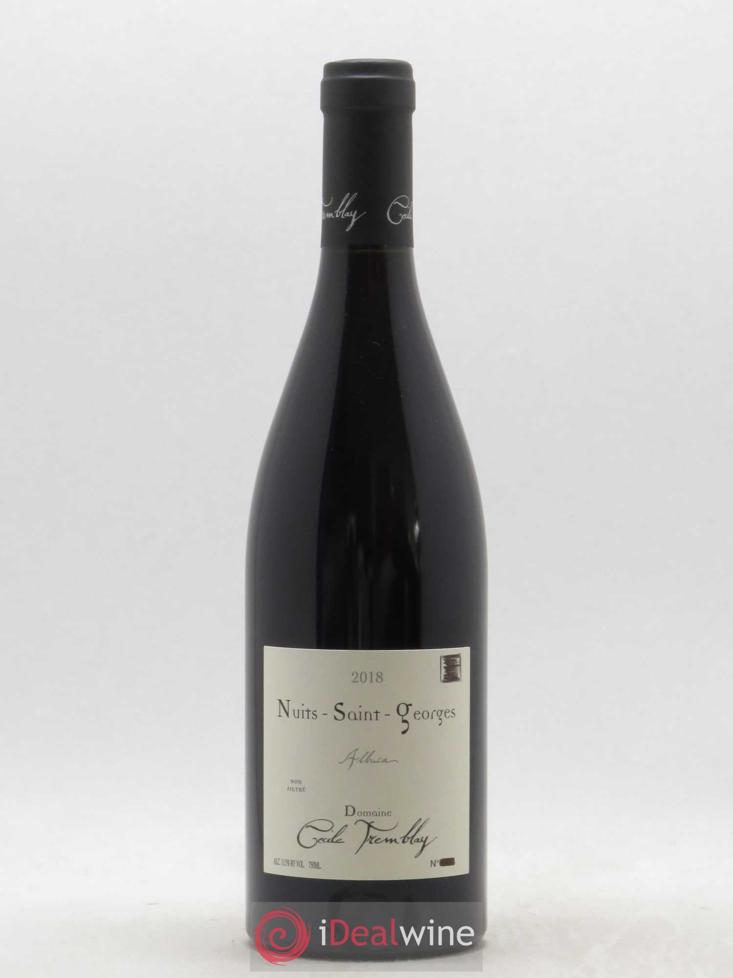 Nuits-Saint-Georges Albuca Cécile Tremblay 2018 - Lot de 1 bouteille - 0