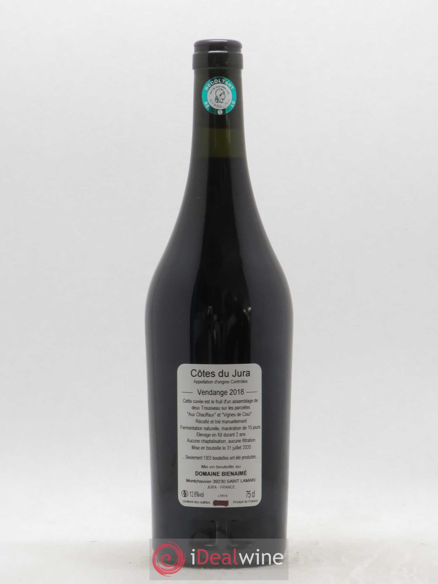 Côtes du Jura 2018 - Posten von 1 Flasche - 1
