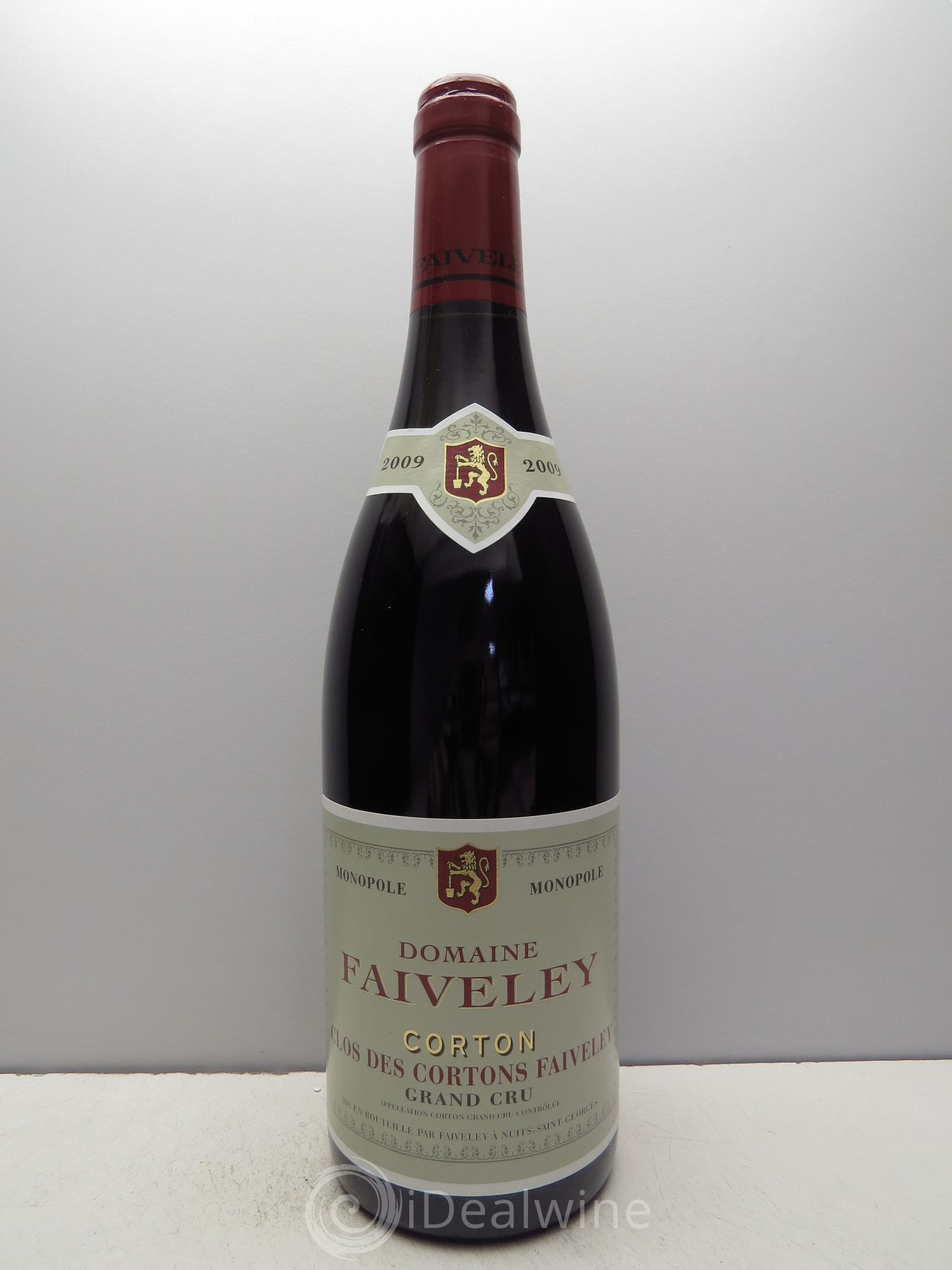 Corton Grand Cru Clos des Cortons Faiveley 2009 - Lot de 1 bouteille - 0