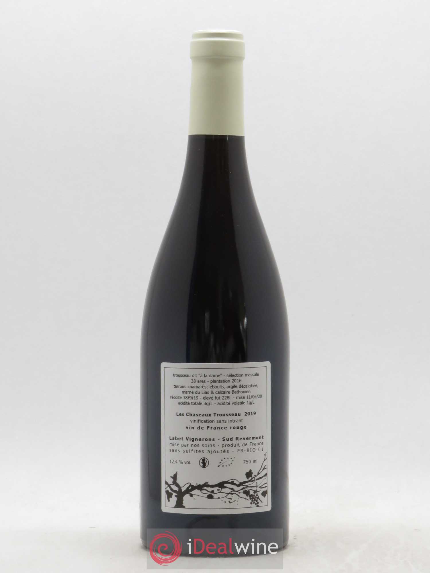 Côtes du Jura Trousseau Les Chaseaux Labet (Domaine) 2019 - Posten von 1 Flasche - 1