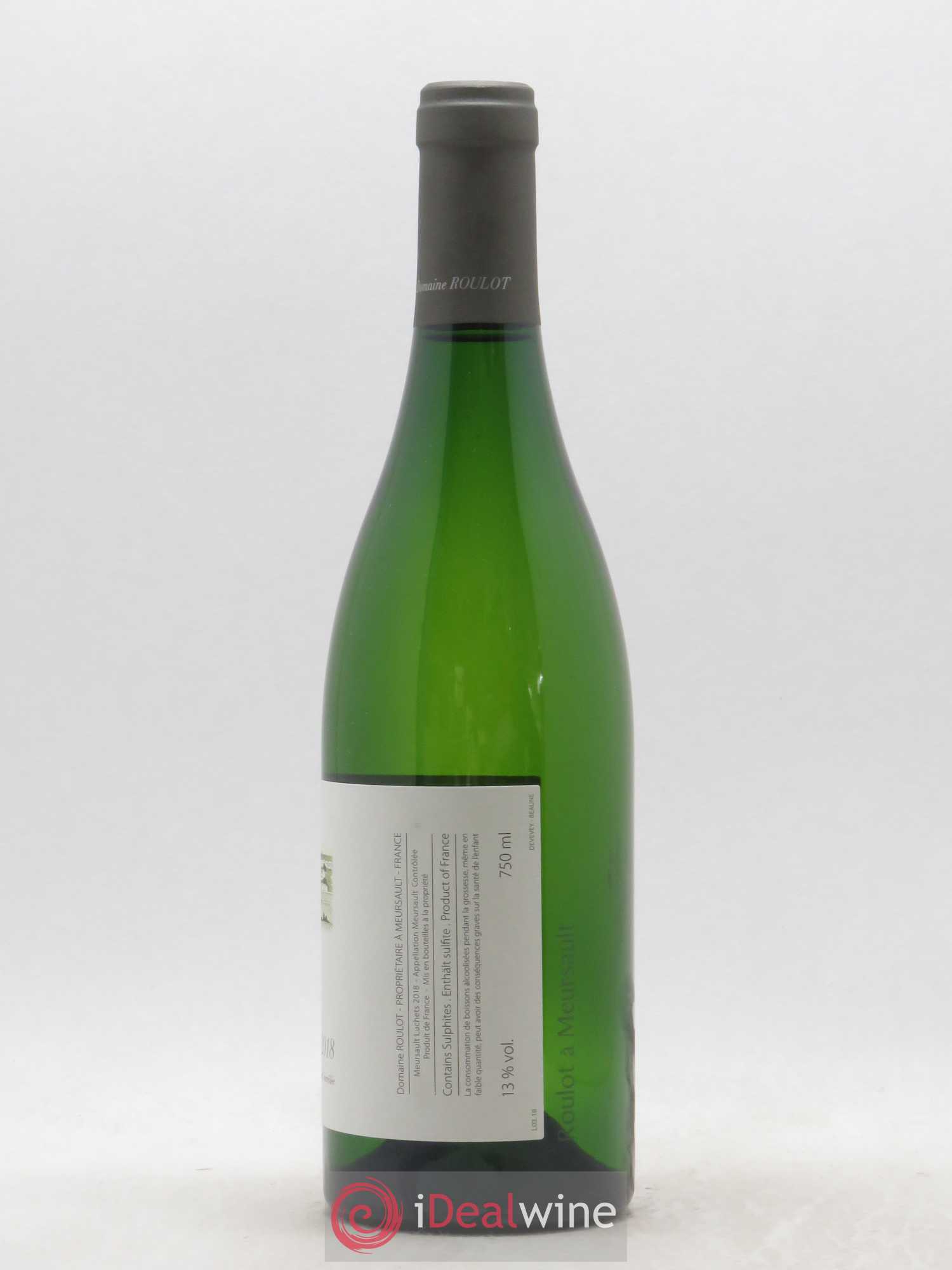 Meursault Luchets Roulot (Domaine) 2018 - Lot de 1 bouteille - 1