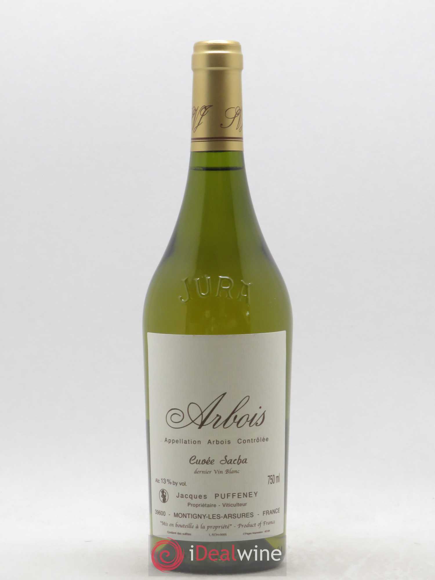 Arbois Cuvée Sacha Jacques Puffeney - Lot de 1 bouteille - 0