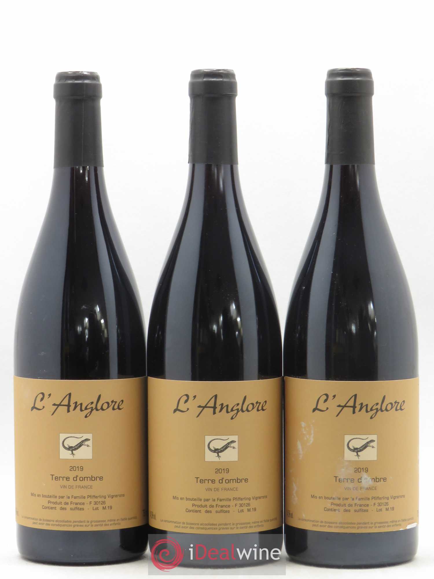Vin de France Terre d'Ombre L'Anglore 2019 - Lot de 6 bouteilles - 2