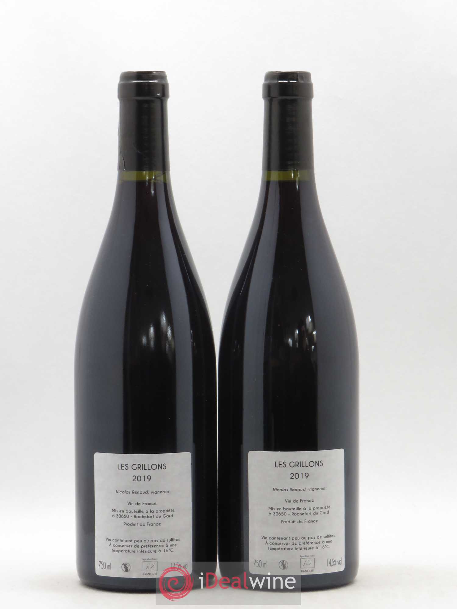 Vin de France Les Grillons Clos des Grillons 2019 - Lotto di 2 bottiglie - 1