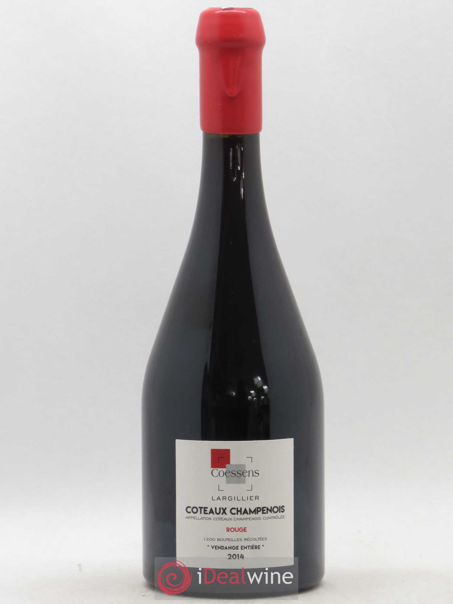 Coteaux Champenois Coessens Largillier Vendanges Entières 2014 - Posten von 1 Flasche - 0