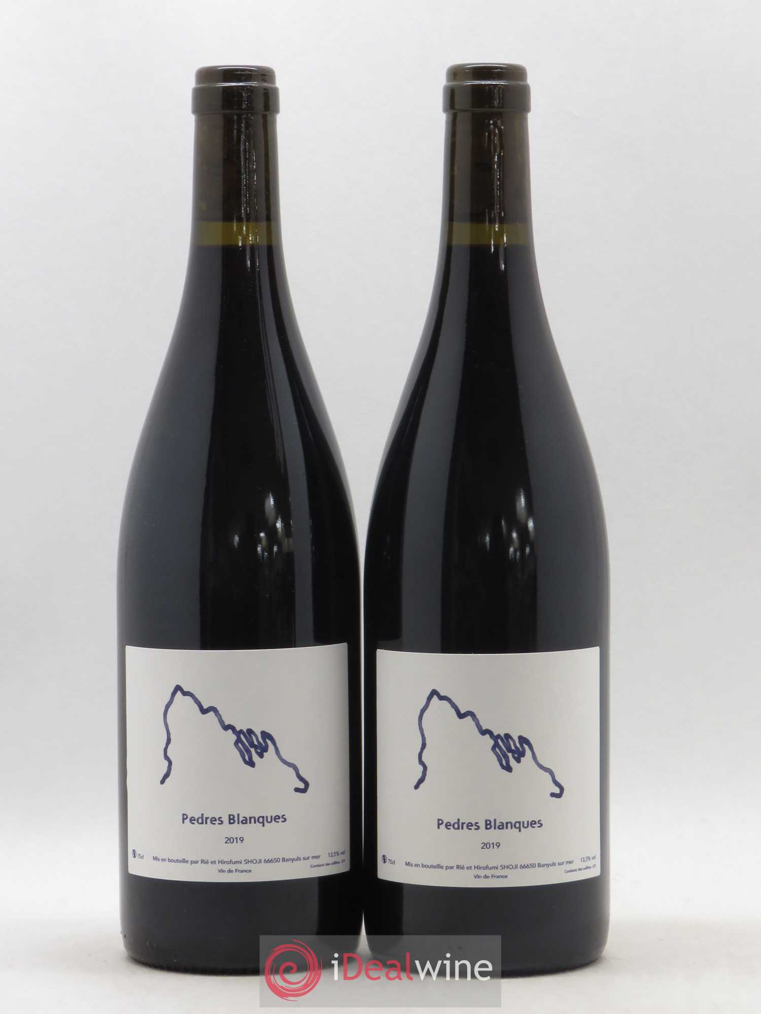 Vin de France Pedres Blanques Rié et Hirofumi Shoji 2019 - Lot de 2 bouteilles - 0