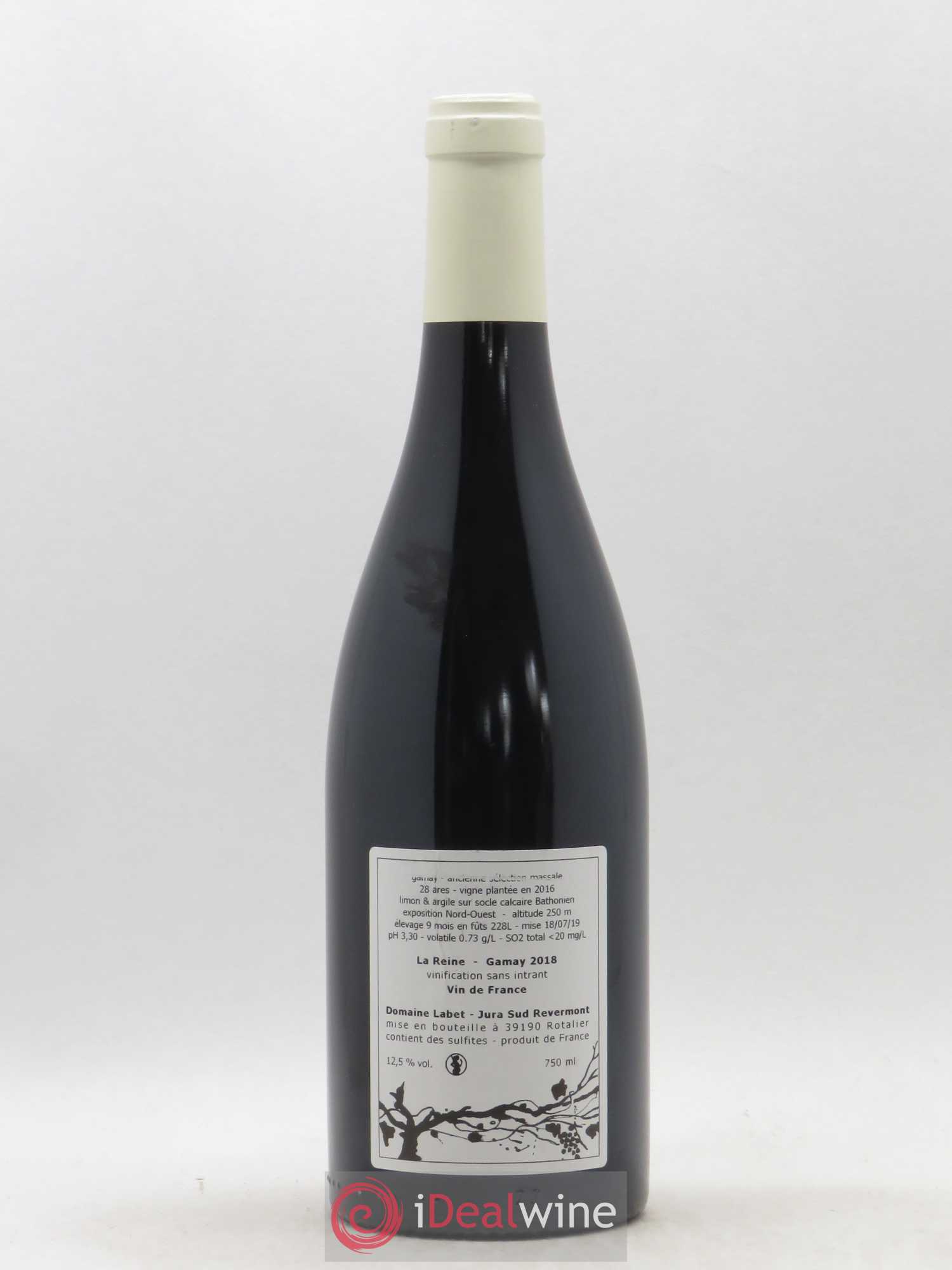 Vin de France Gamay La Reine Labet (Domaine) 2018 - Lotto di 1 bottiglia - 1