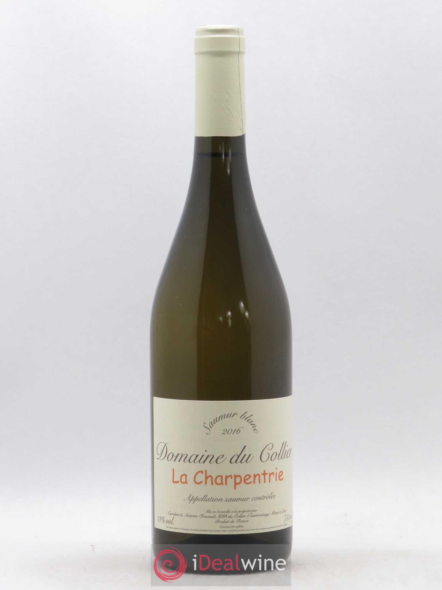 Saumur La Charpentrie Domaine du Collier 2016 - Posten von 1 Flasche - 0