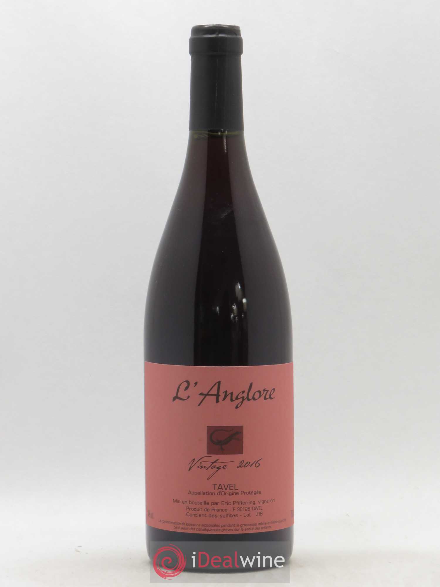 Tavel Vintage L'Anglore 2016 - Lot de 1 bouteille - 0