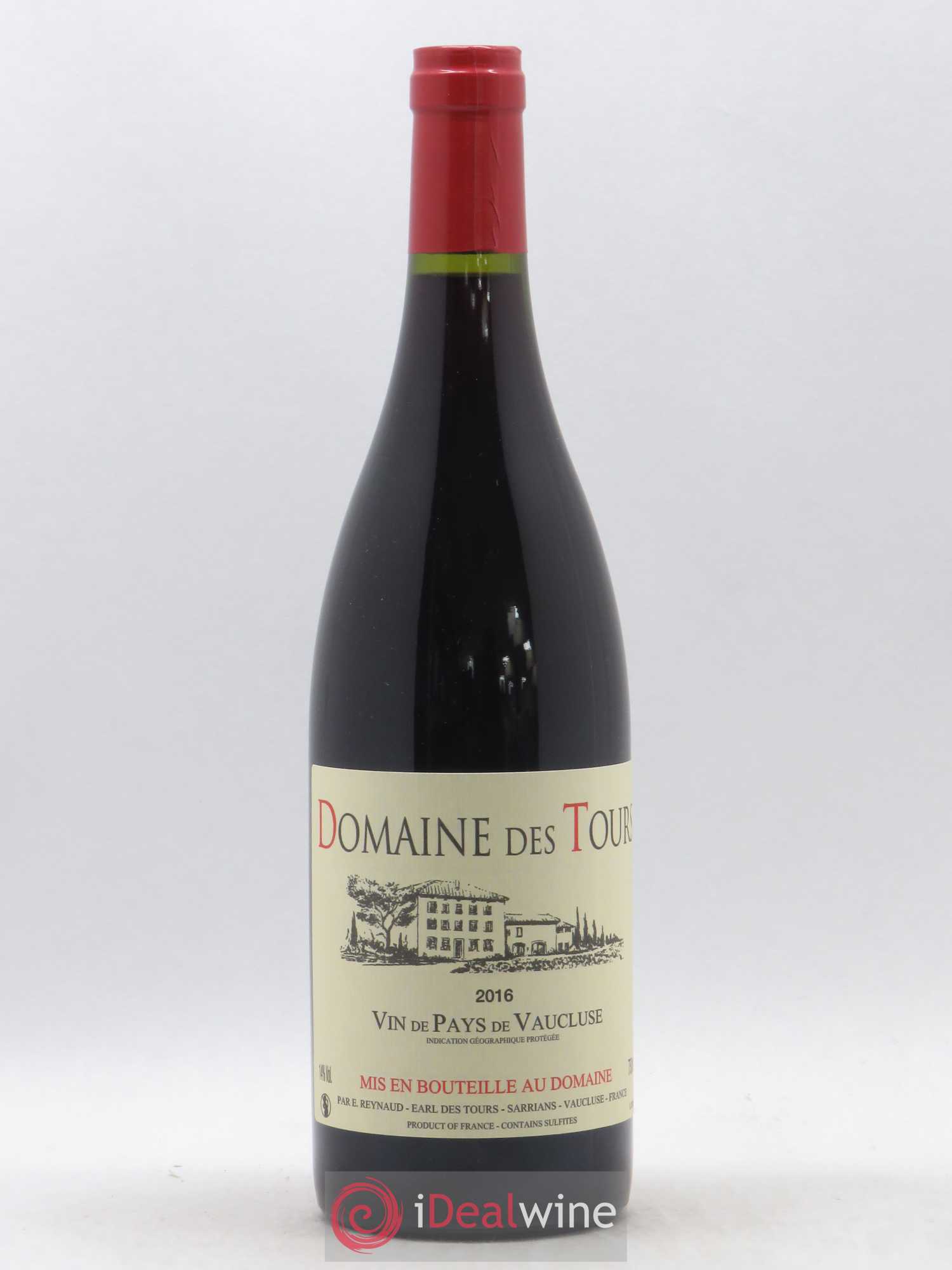 Vaucluse (Vin de Pays de Vaucluse) Domaine des Tours Emmanuel Reynaud 2016 - Lot de 1 bouteille - 0