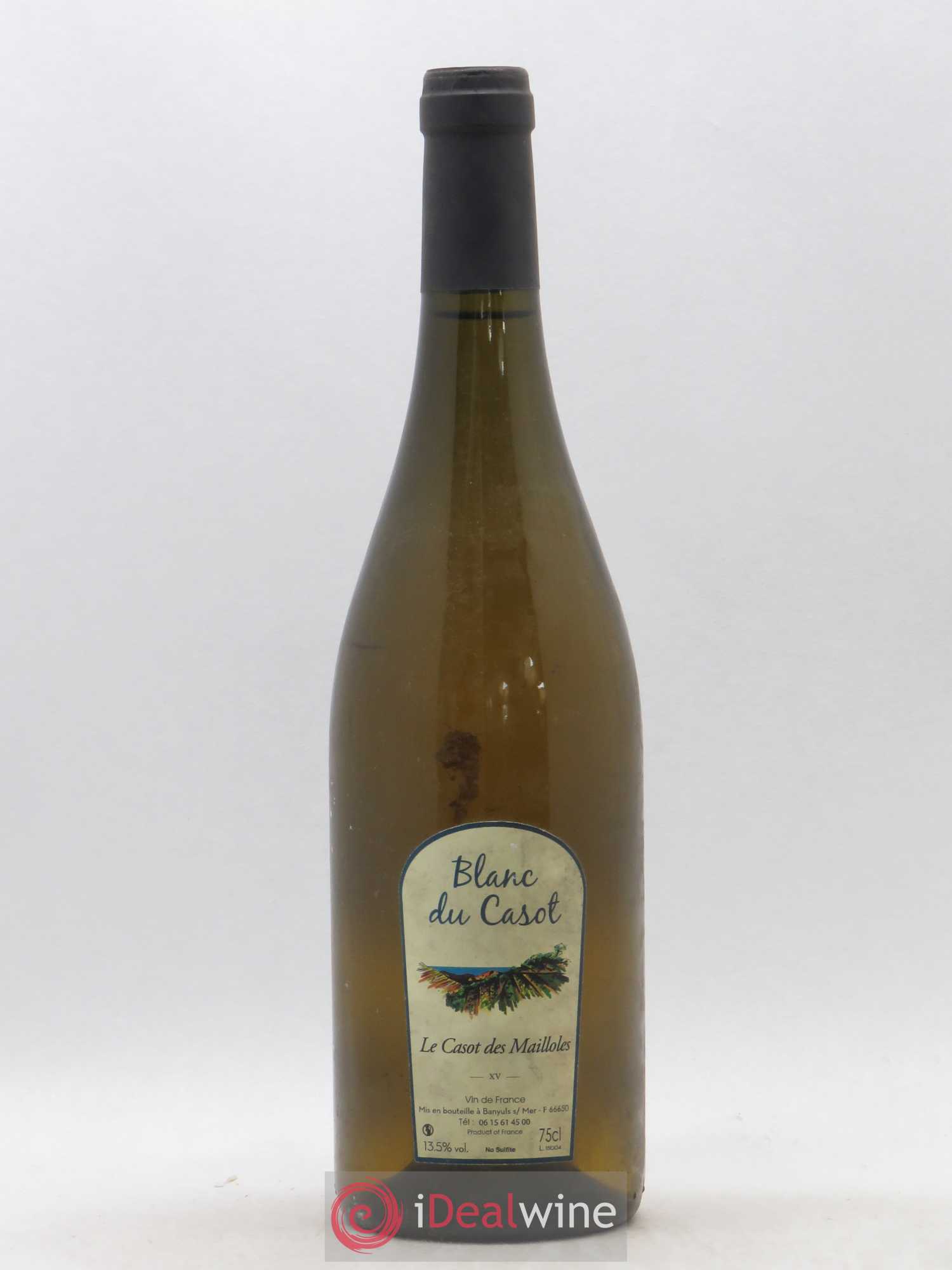 Vin de France Blanc du Casot Casot des Mailloles 2015 - Posten von 1 Flasche - 0