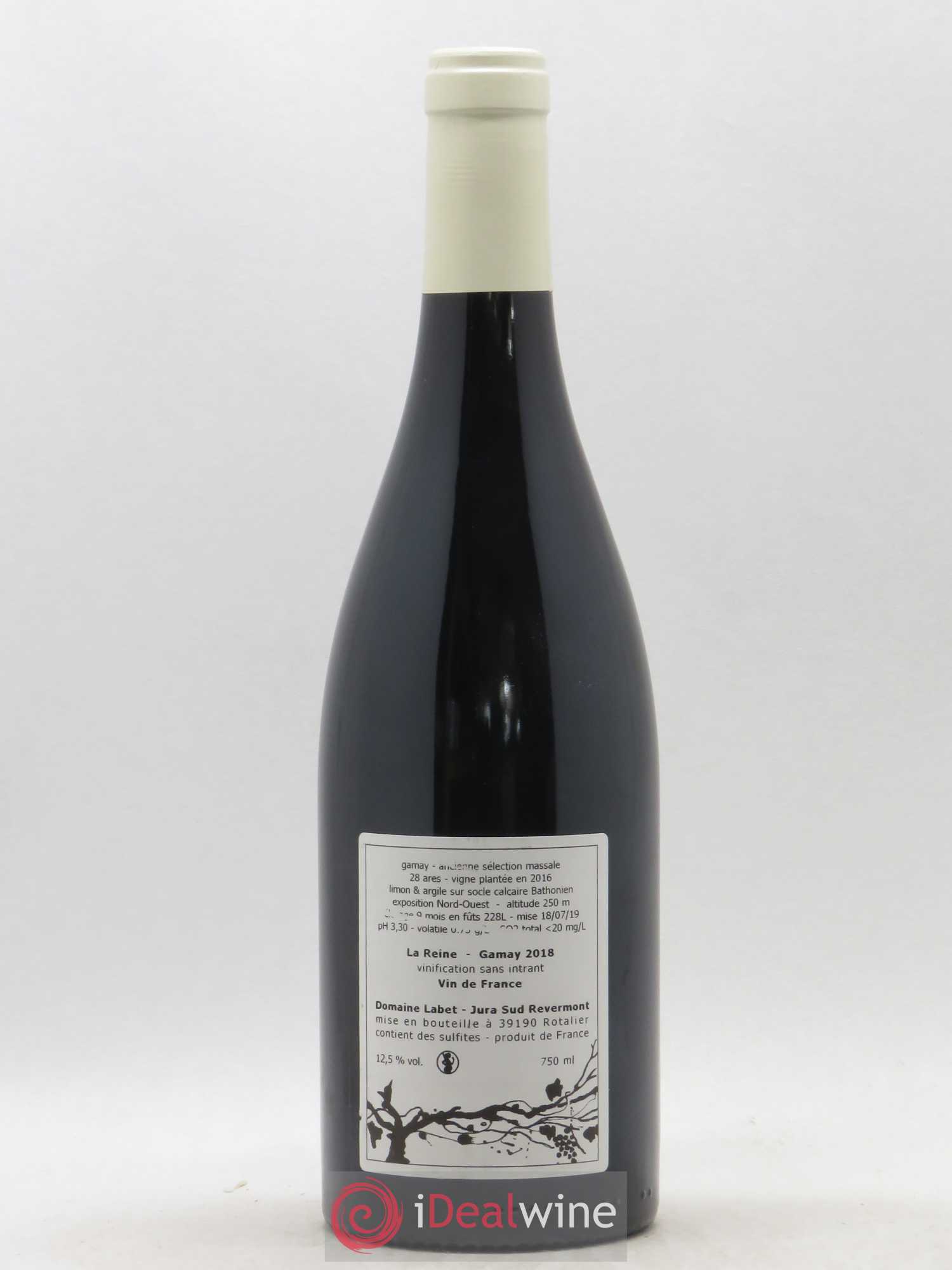 Vin de France Gamay La Reine Labet (Domaine) 2018 - Lot de 1 bouteille - 1