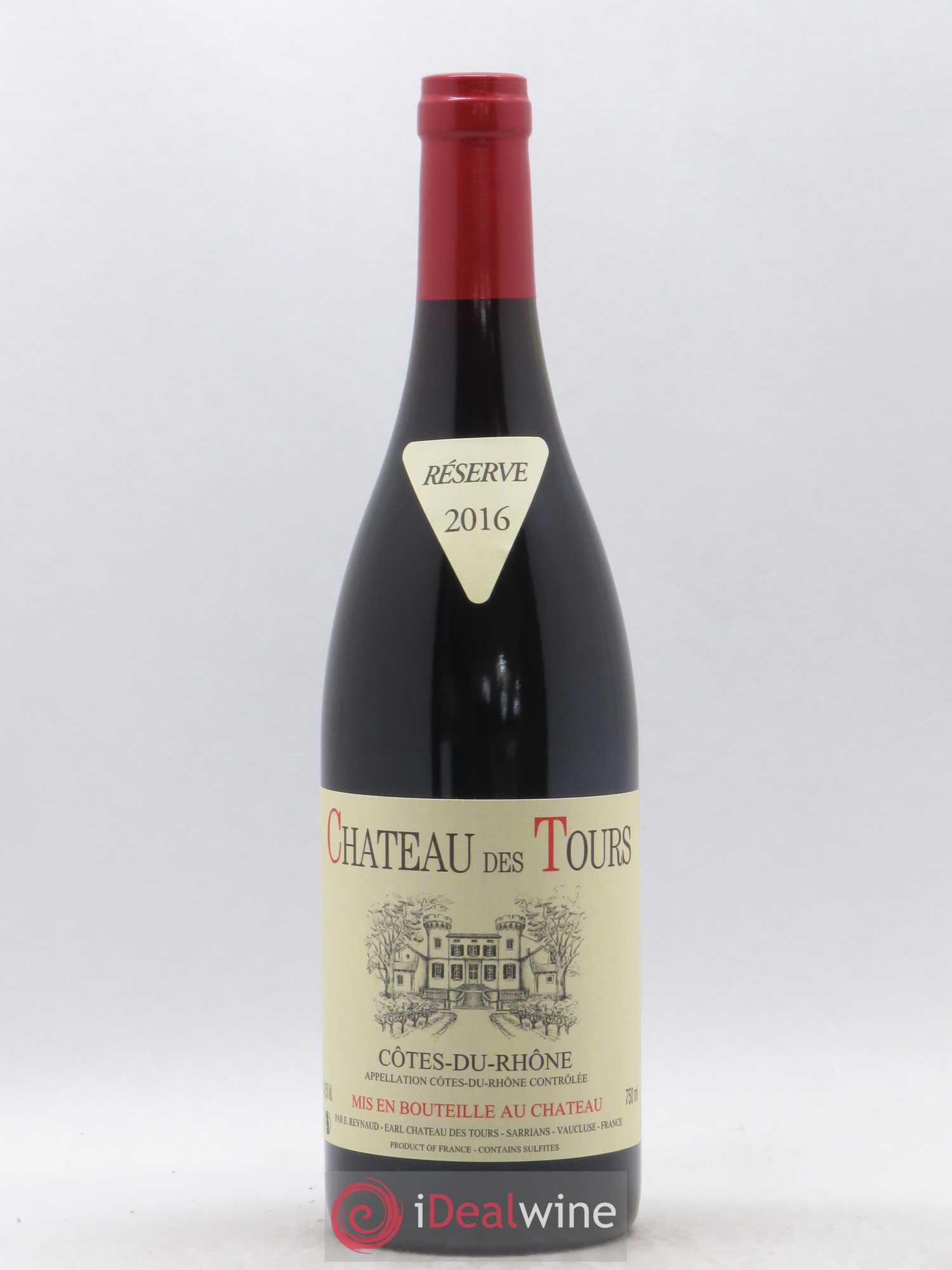 Côtes-du-Rhône Château des Tours Emmanuel Reynaud 2016 - Lot de 1 bouteille - 0