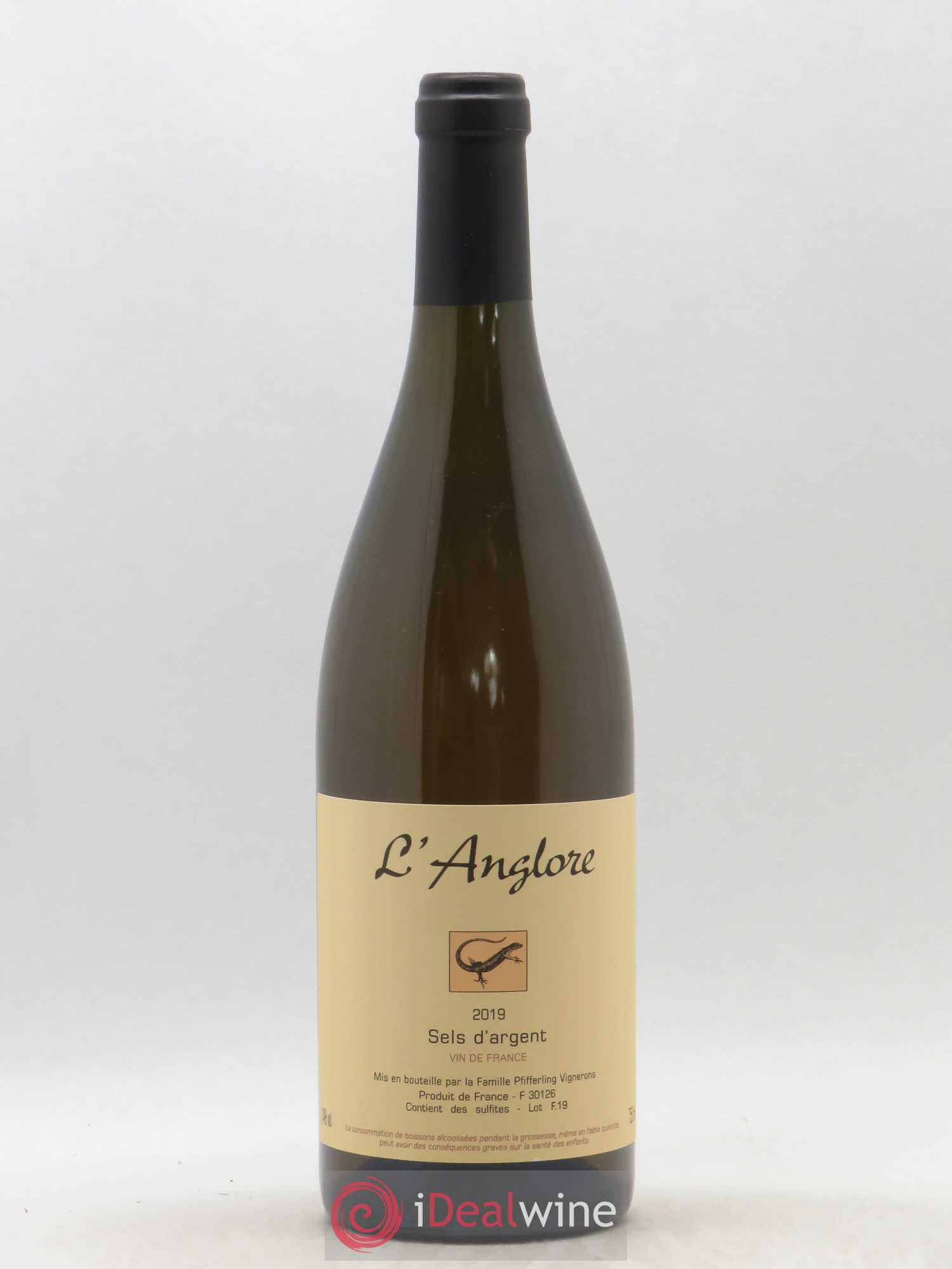Vin de France Sels d'argent L'Anglore 2019 - Lot de 1 bouteille - 0