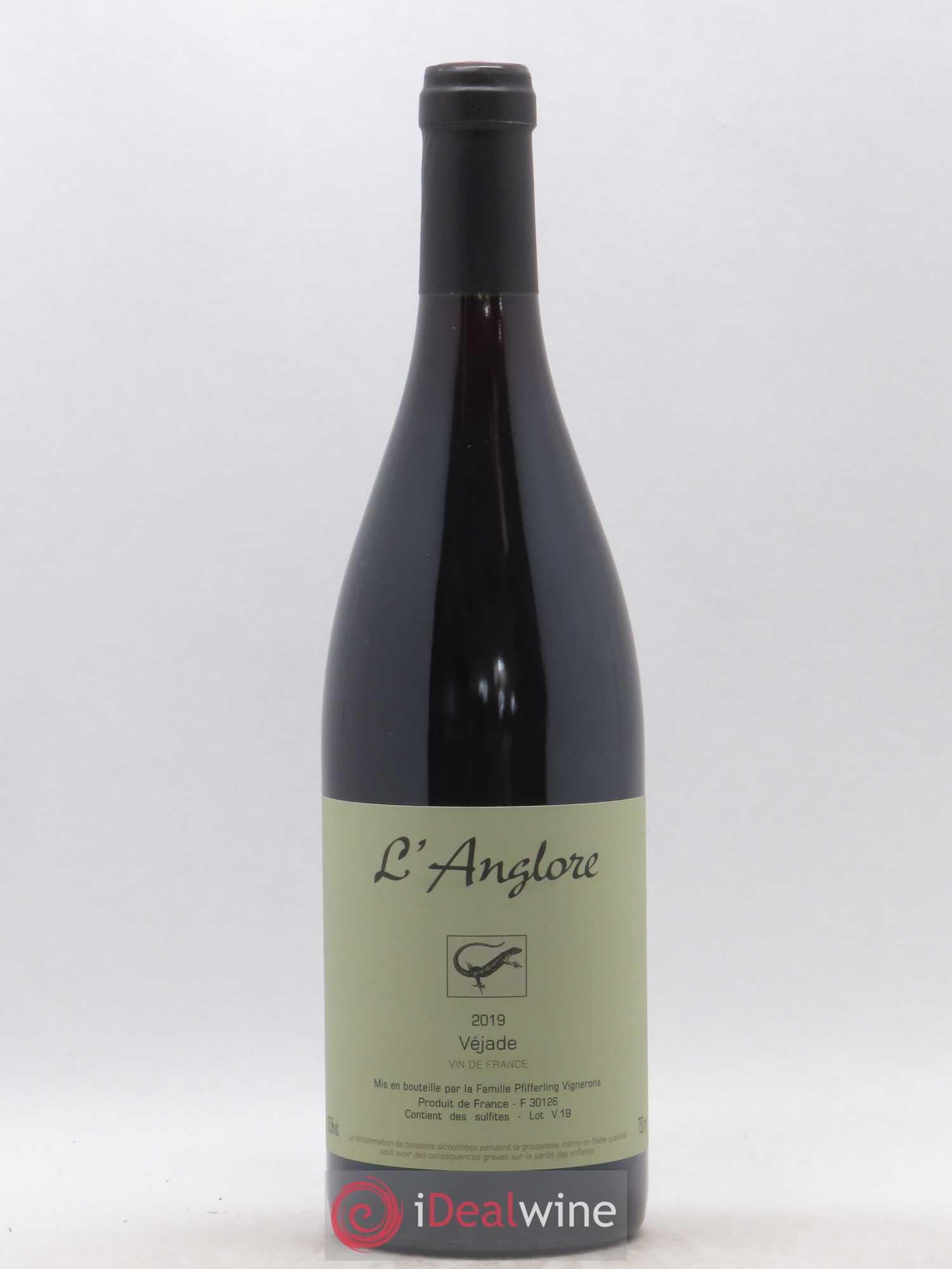 Vin de France Véjade L'Anglore 2019 - Lot de 1 bouteille - 0