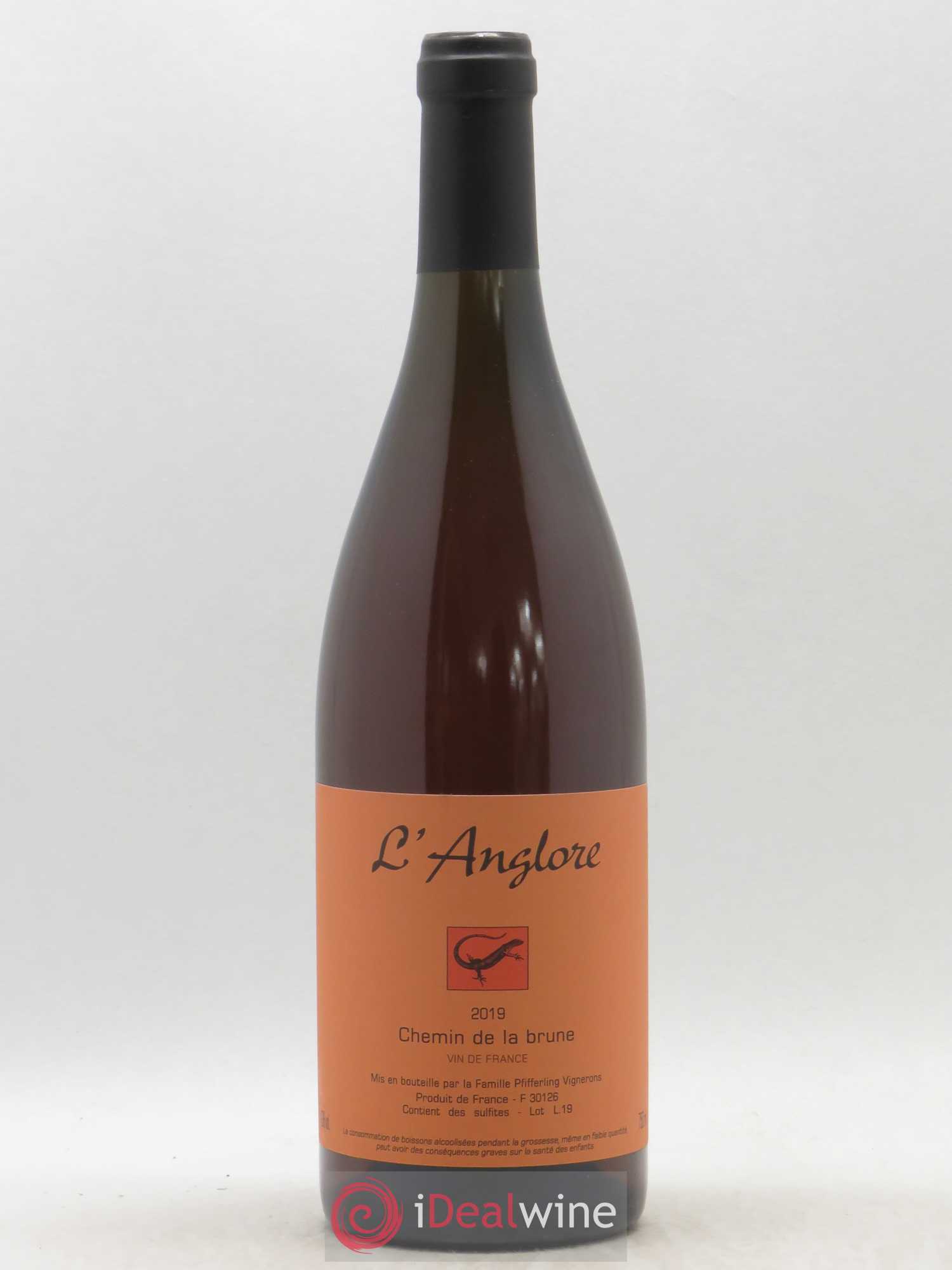 Vin de France Chemin de la brune L'Anglore 2019 - Lot de 1 bouteille - 0