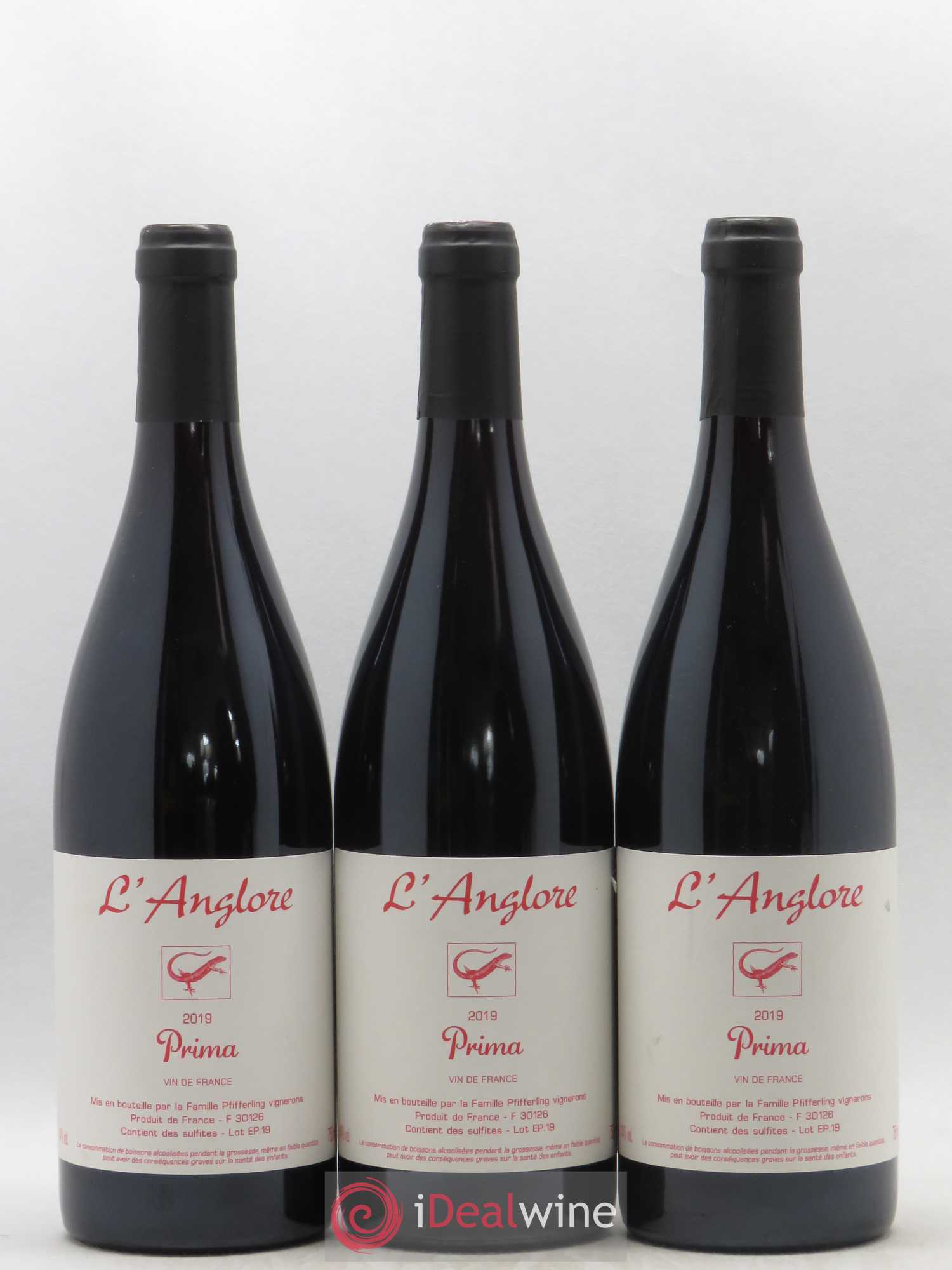 Vin de France Prima L'Anglore 2019 - Lot de 6 bouteilles - 2